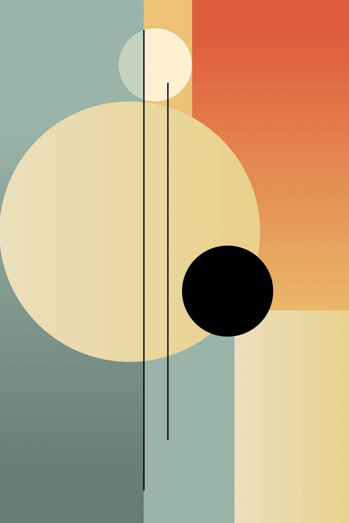 Creative Wallpaper Abstract Wall Art - beink online art store