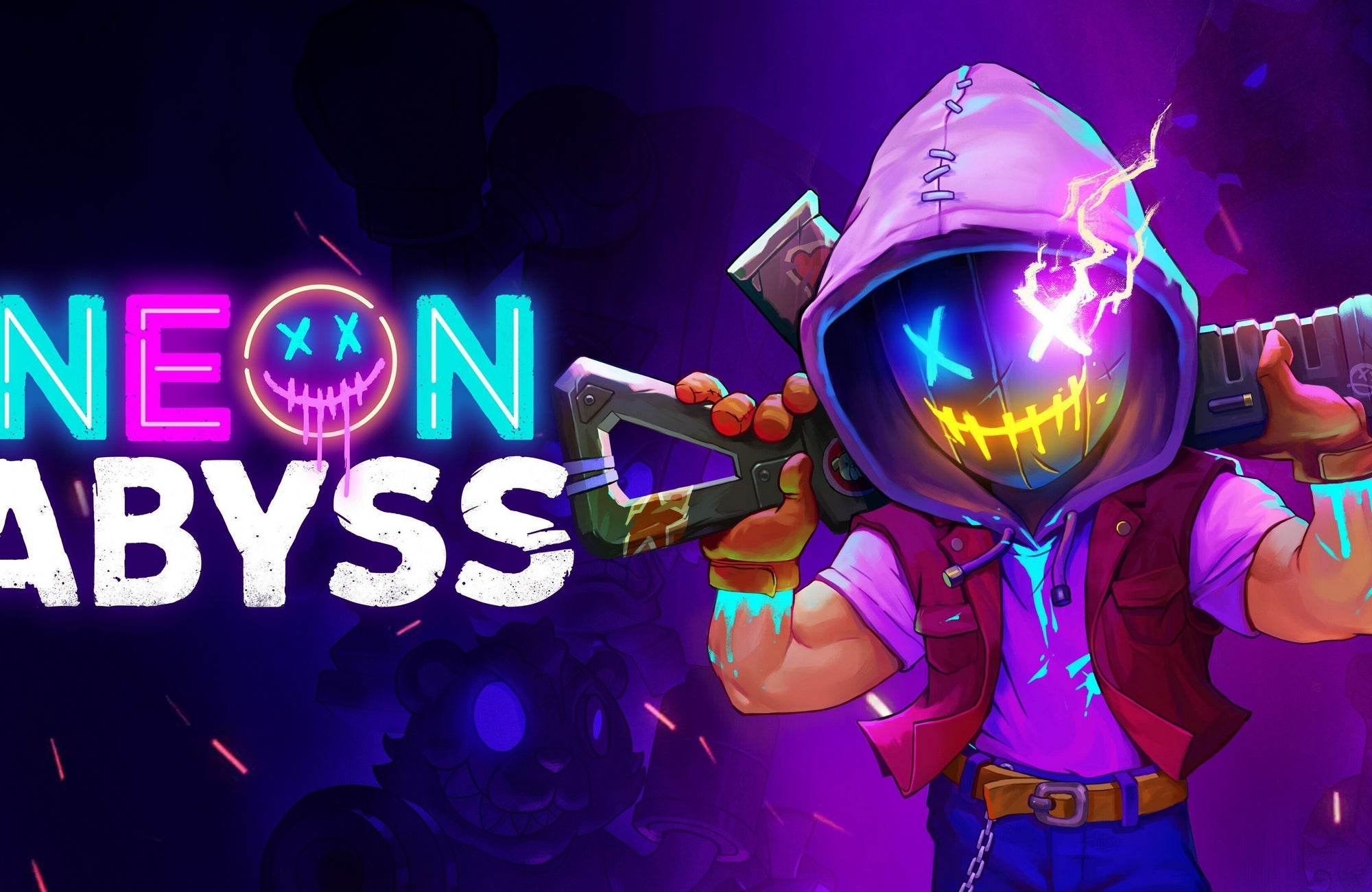 Neon Abyss Gaming Wall Art - beink online art store