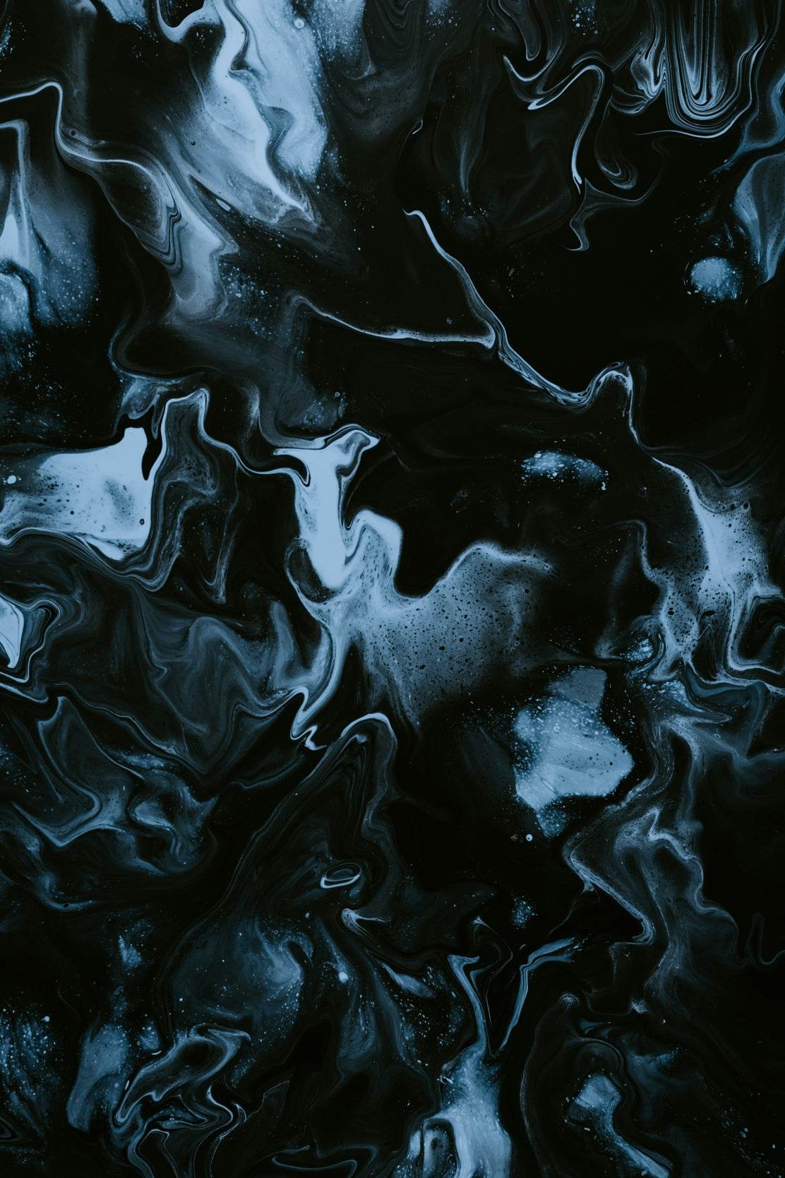 Smokey Oil Paint Abstract Wall Art - beink online art store