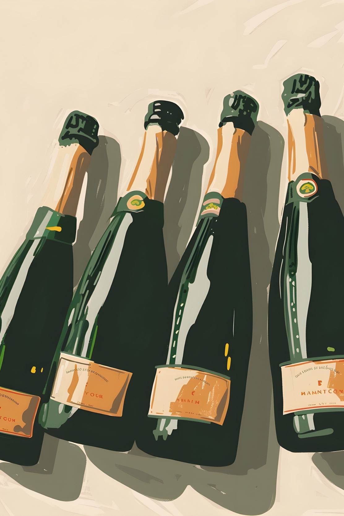 Vip Champagne Wall Art - beink online art store