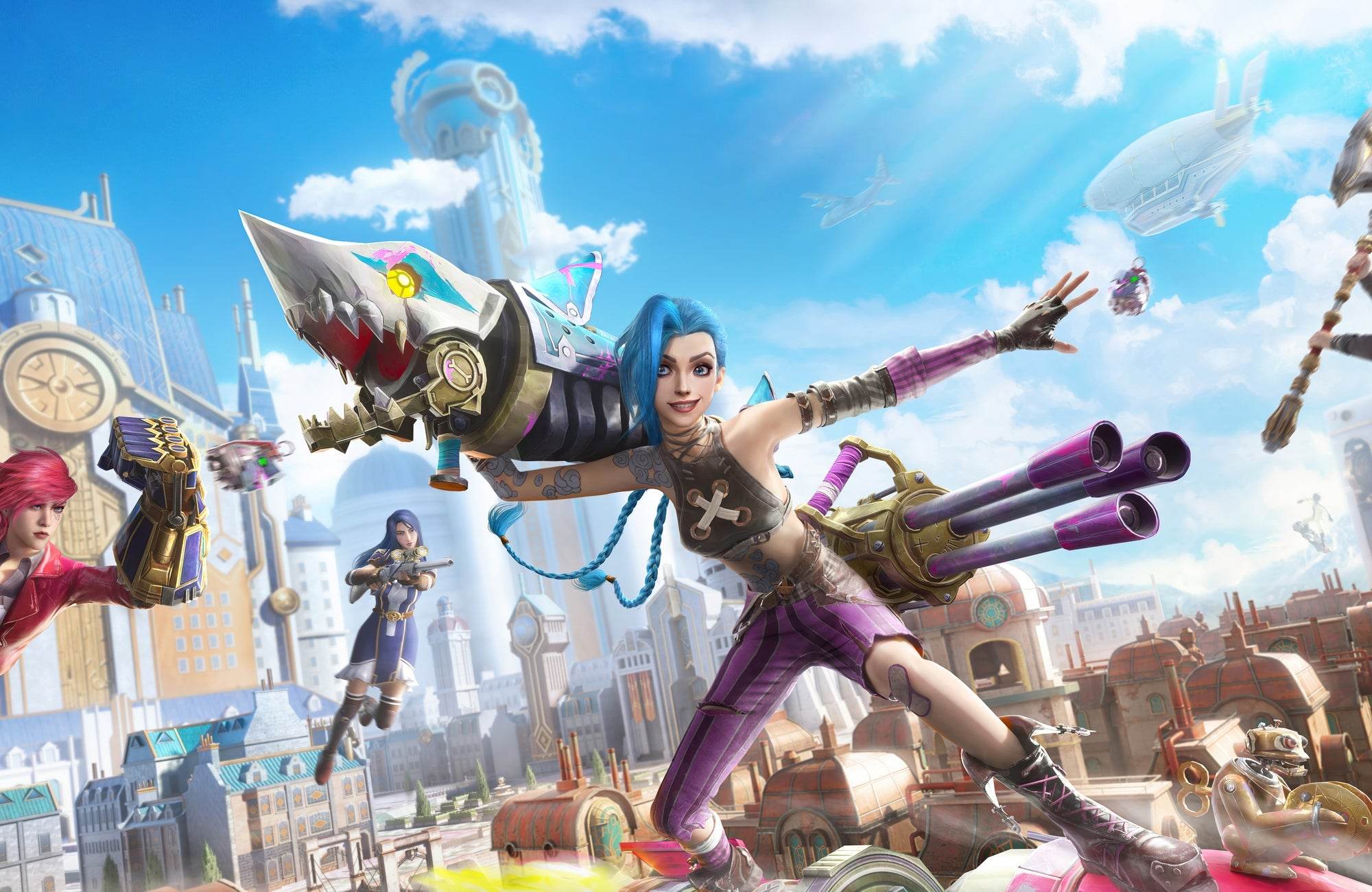 PUBG Jinx Arcane Gaming Wall Art - beink online art store