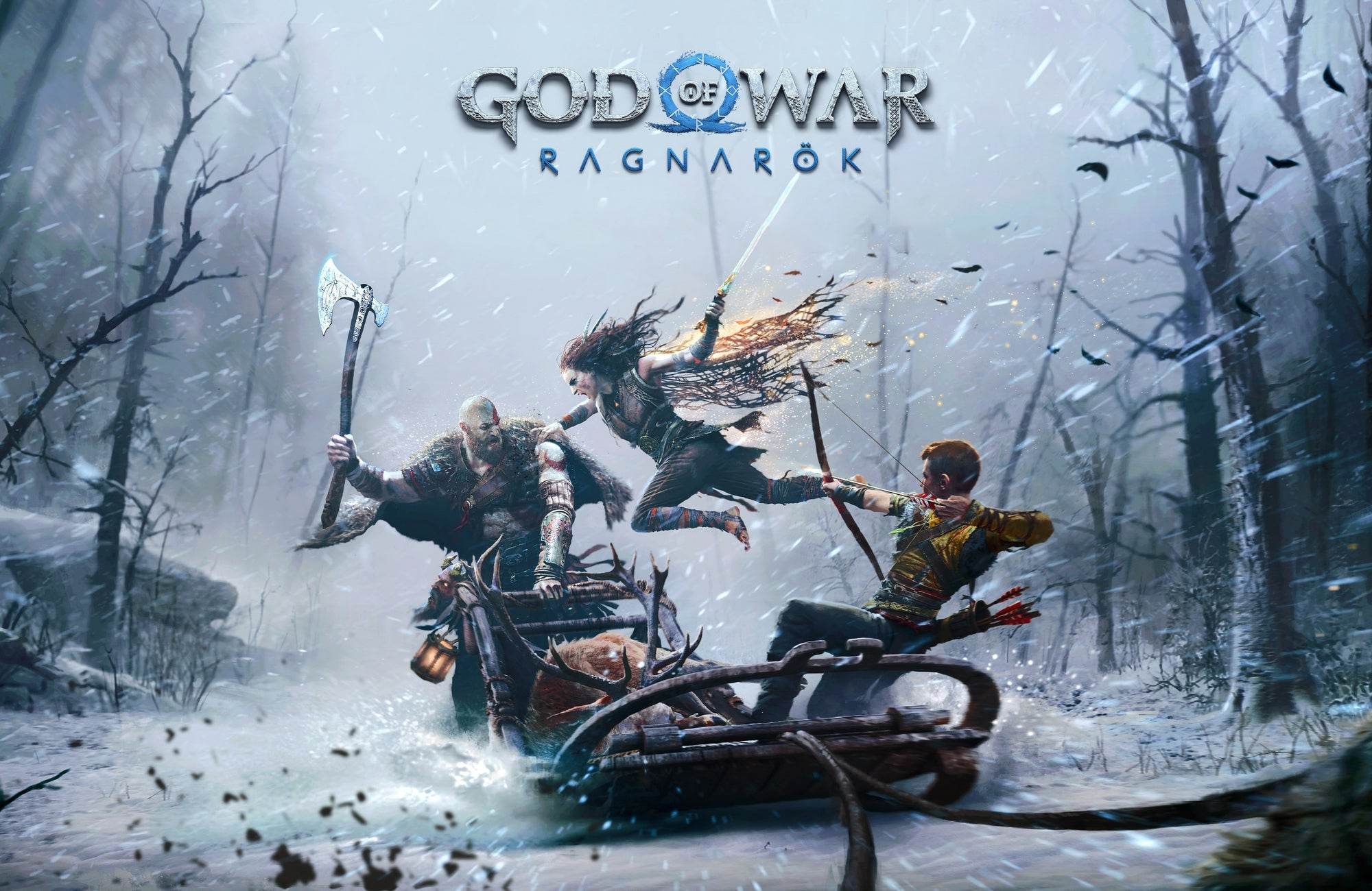 GOD OF WAR Ragnarök Gaming Wall Art - beink online art store