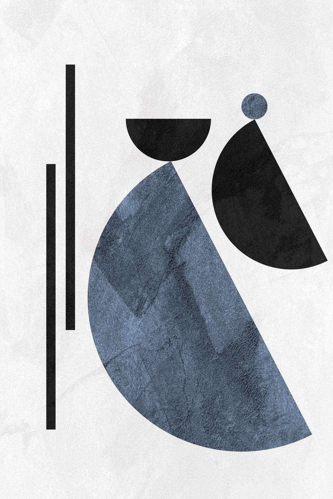 Geometrical Shapes Abstract Wall Art - beink online art store