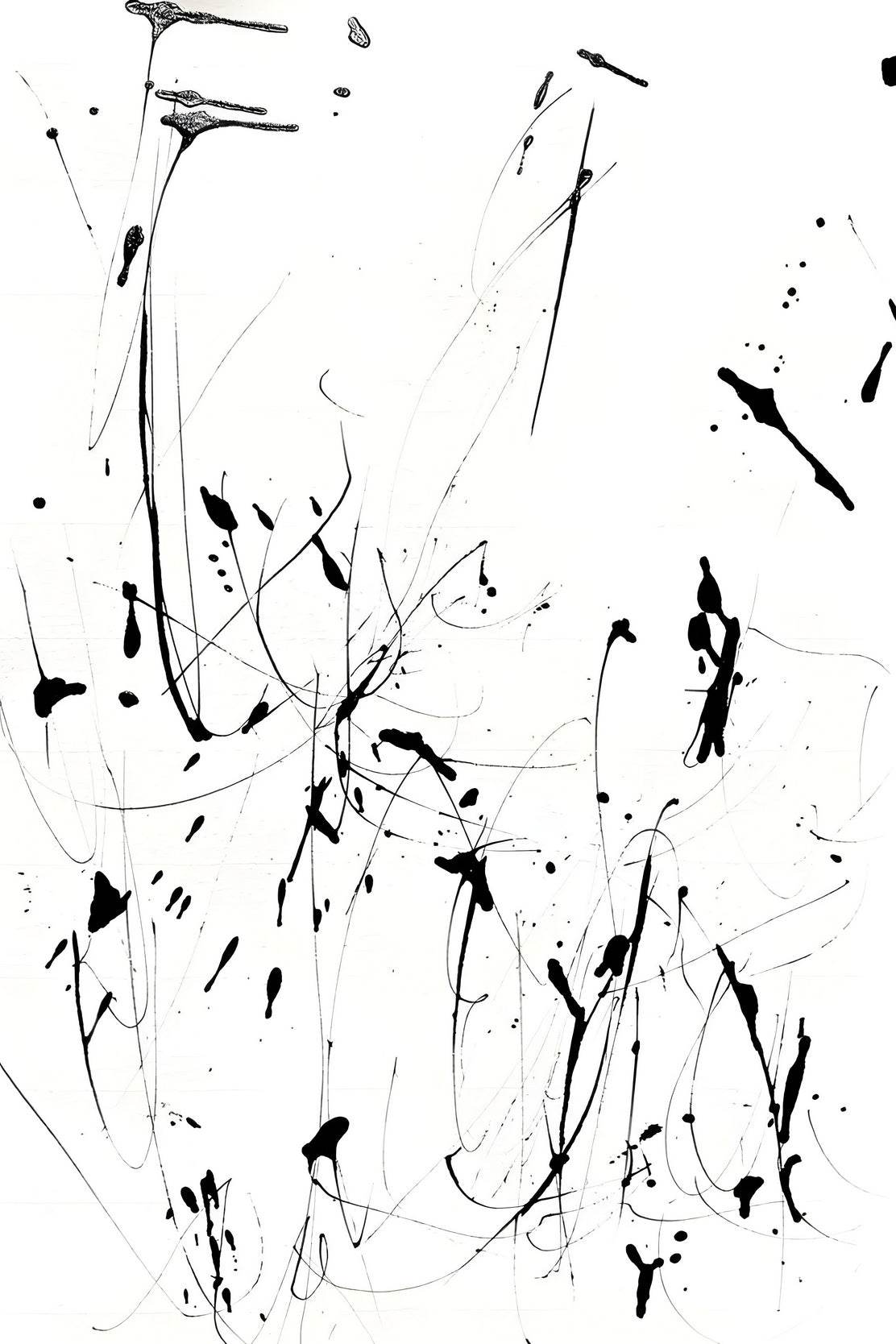 Abstract Ink Splatter Wall Art - beink online art store