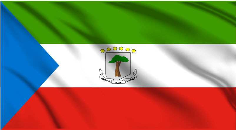 Equatorial Guinea National Flag Wall Art - beink online art store