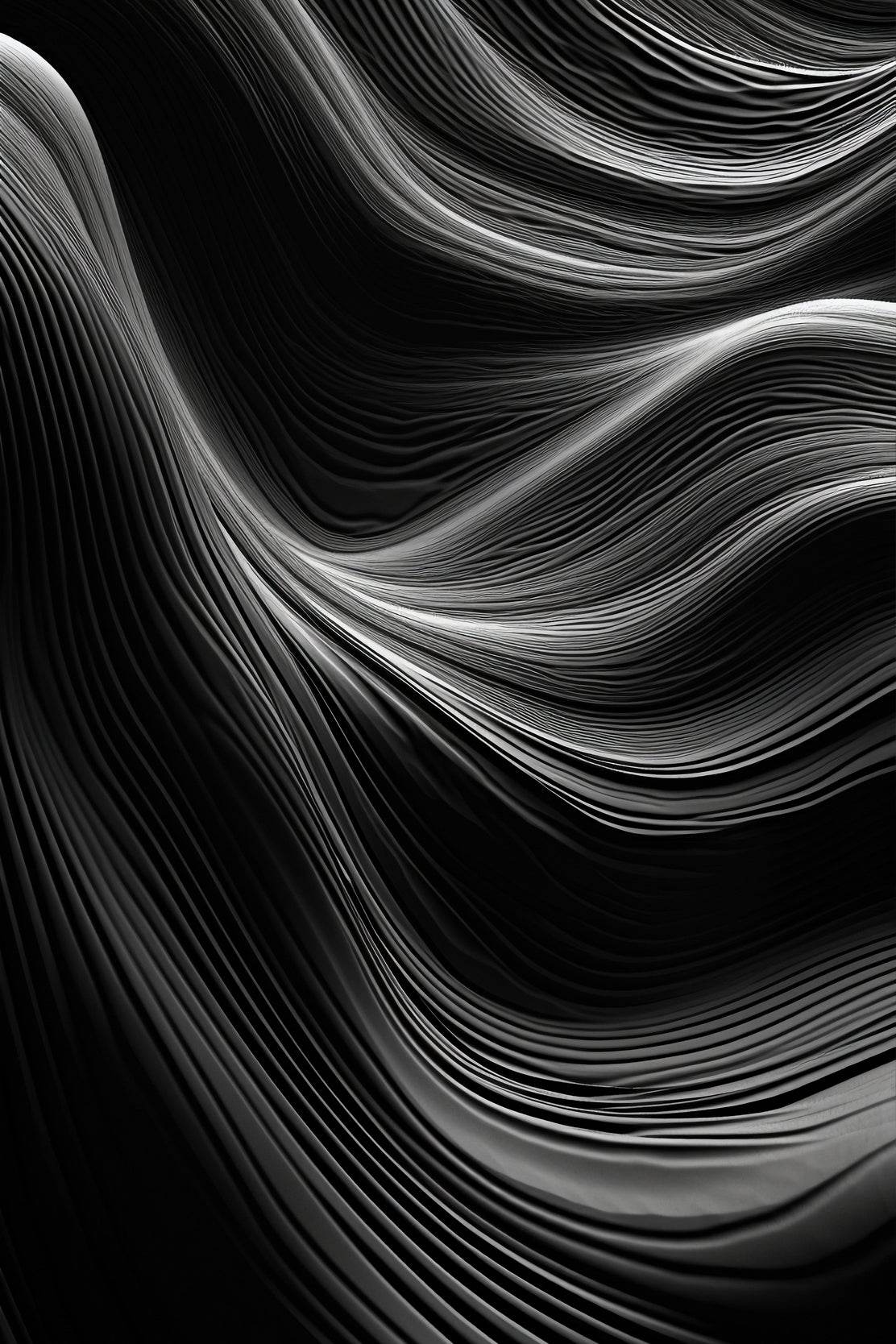 Abstract Black & White Wall Art - beink online art store