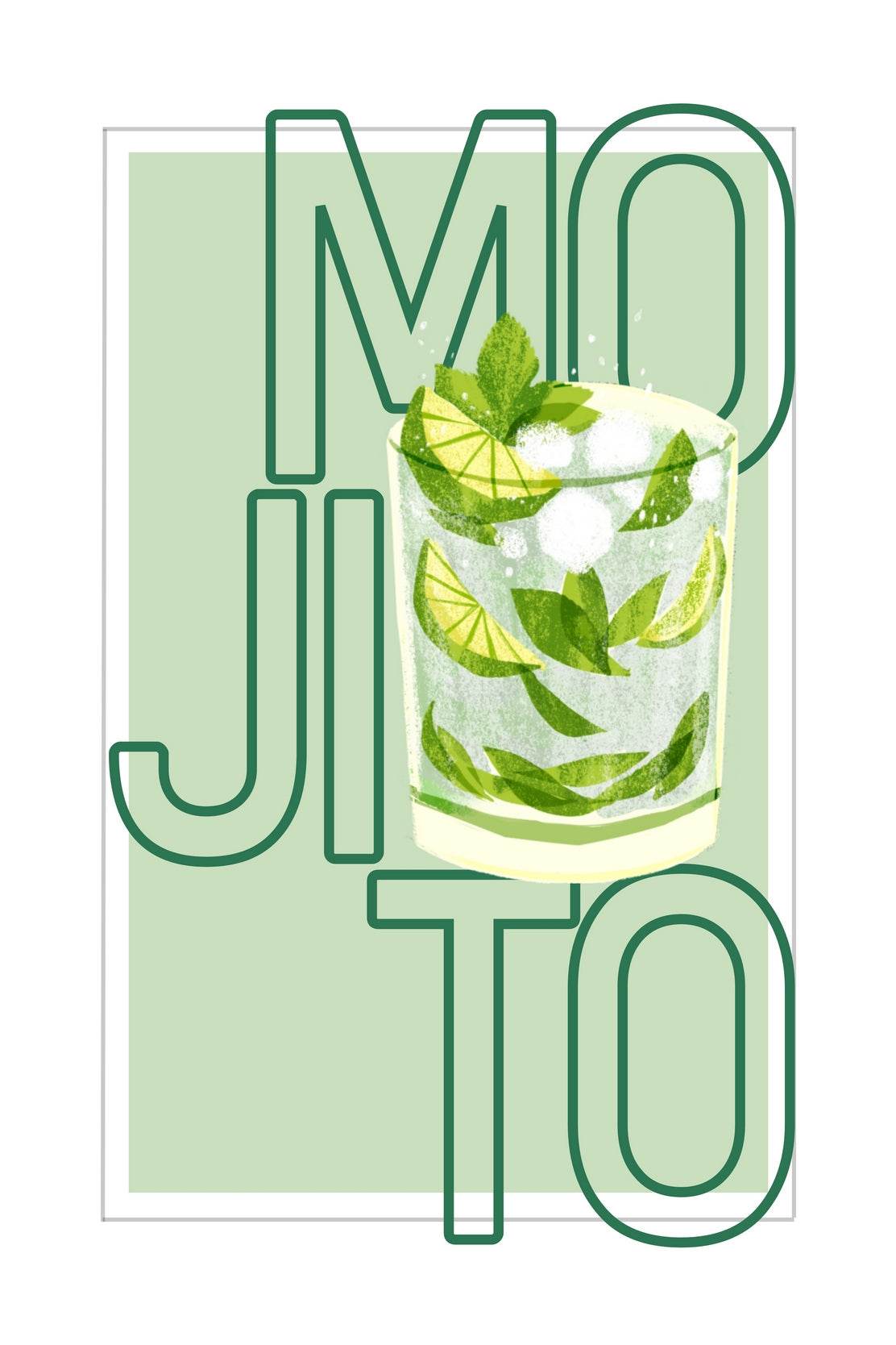 Sparkling Mojito Wall Art - beink online art store