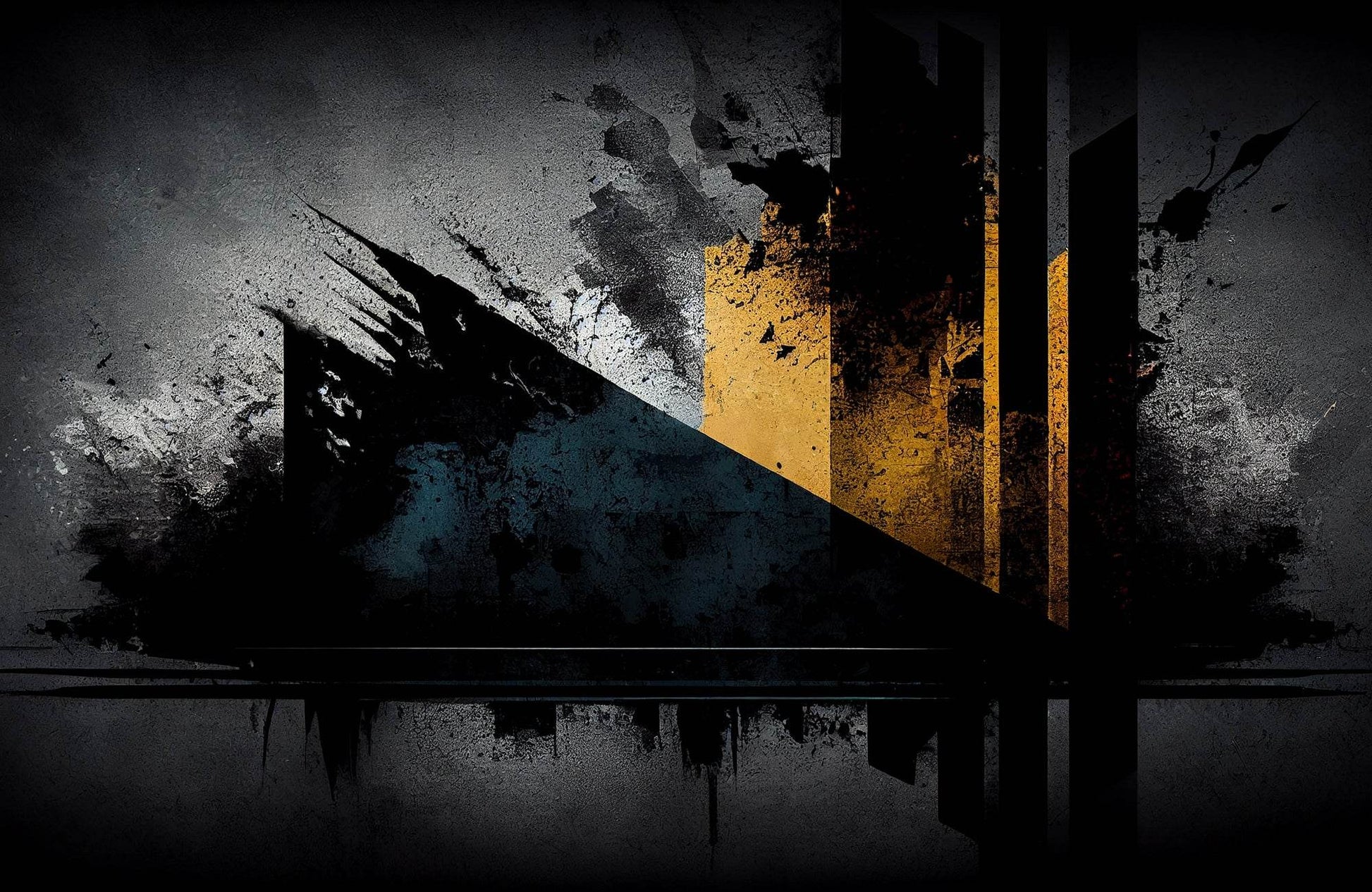 Grunge Dirty Old Stained Abstract Wall Art - beink online art store