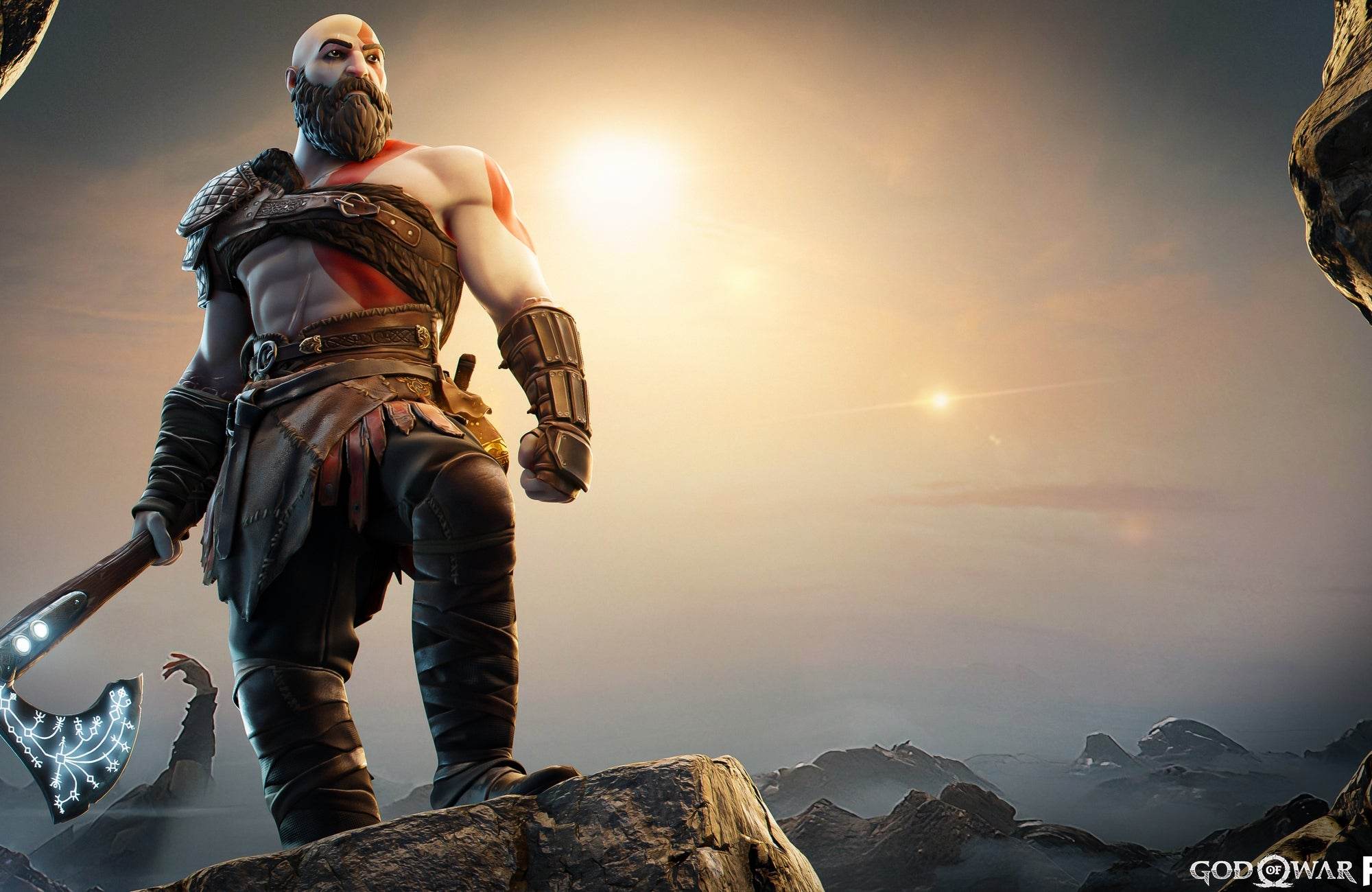 FORTNITE Kratos God Of War Gaming Wall Art - beink online art store