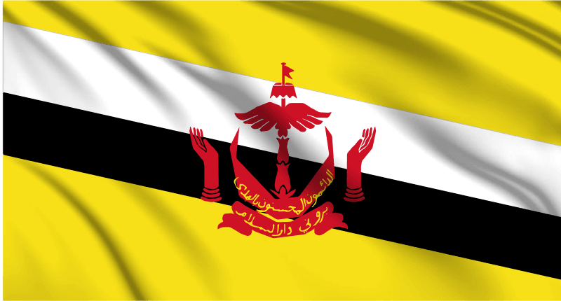 Brunei National Flag Wall Art - beink online art store
