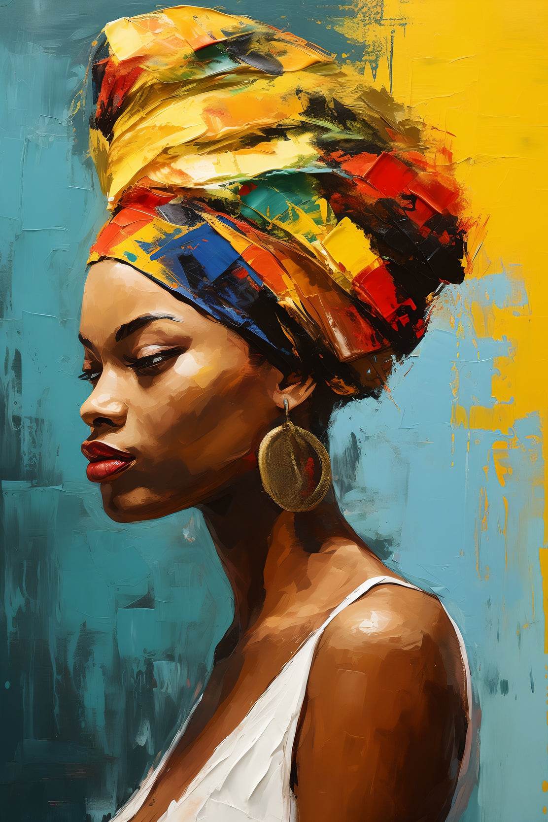 African Women Canvas Wall Art - beink online art store