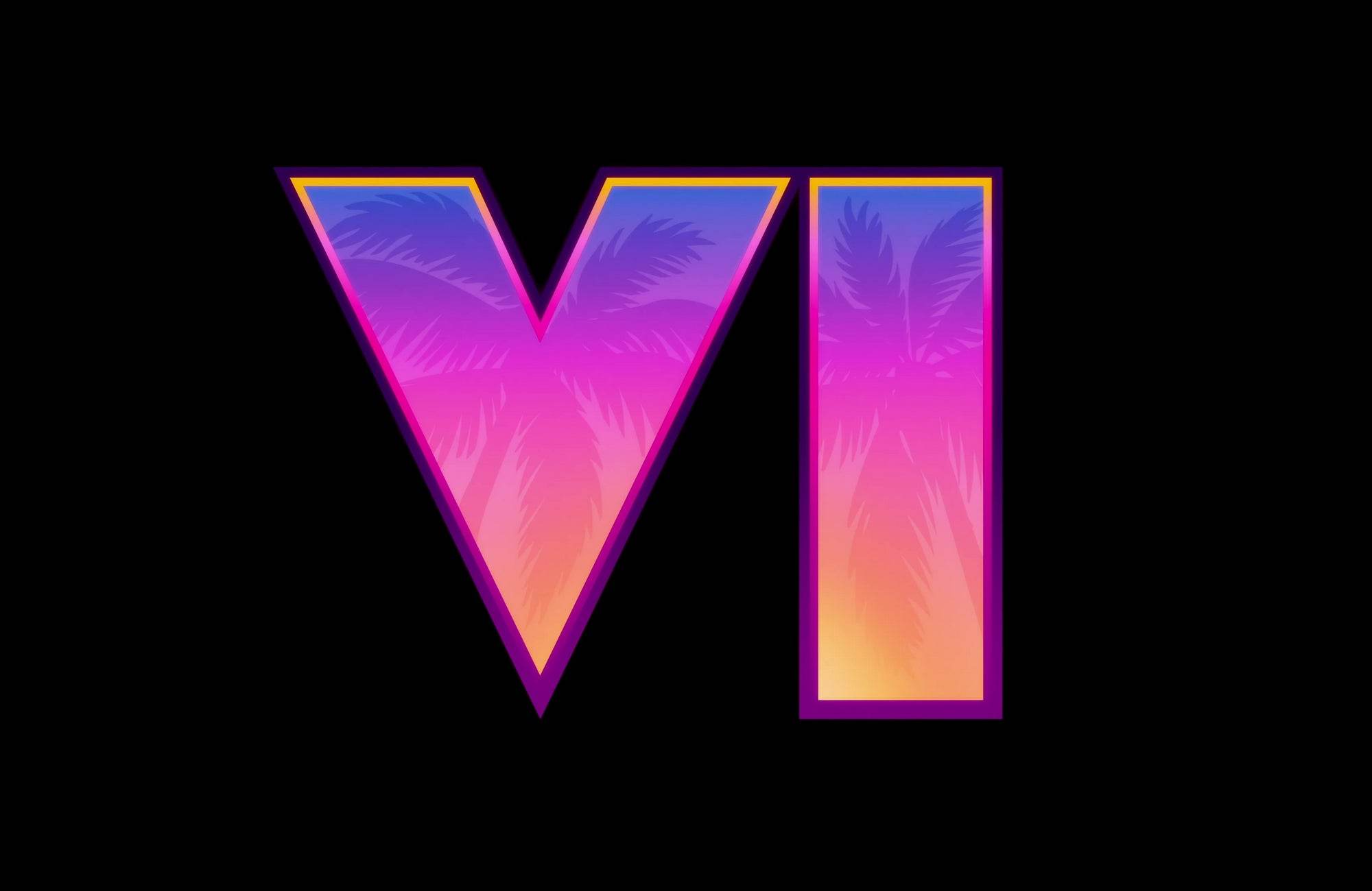 GTA 6 LOGO Gaming Wall Art - beink online art store