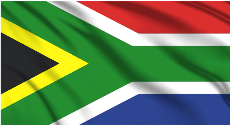South Africa National Flag Wall Art - beink online art store