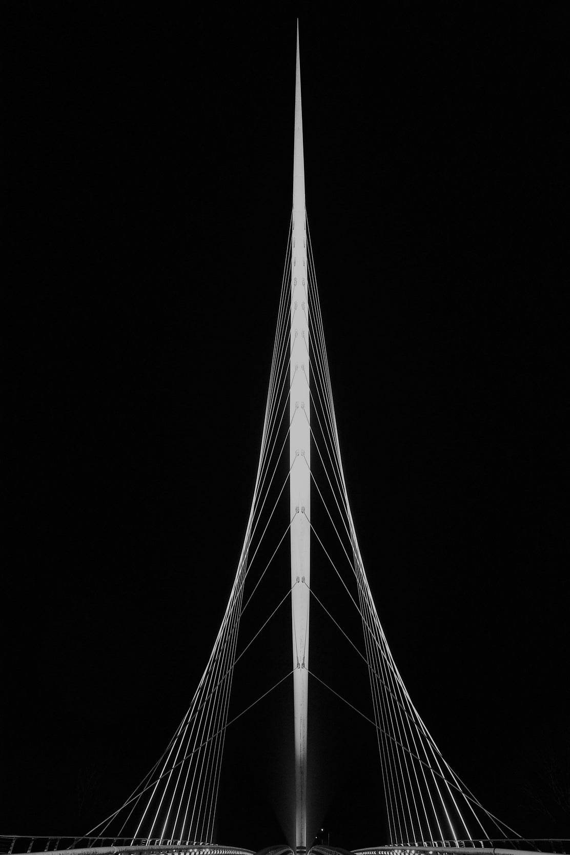 Chords Bridge Black & White Wall Art - beink online art store