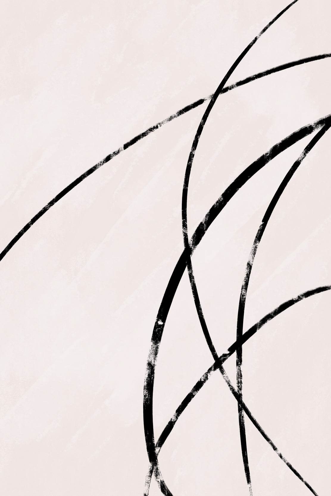 Black Abstract Patterns Wall Art - beink online art store