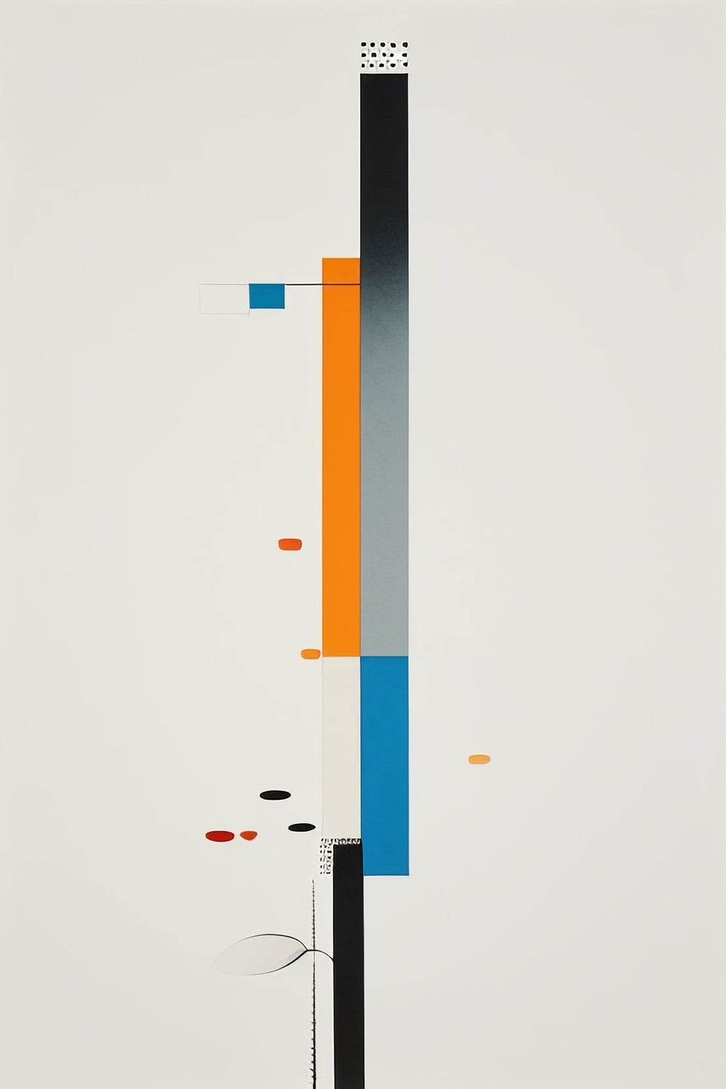 Creative Tower Shape Abstract Wall Art - beink online art store