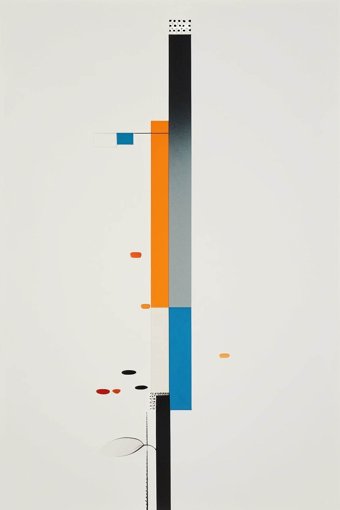 Creative Tower Shape Abstract Wall Art - beink online art store