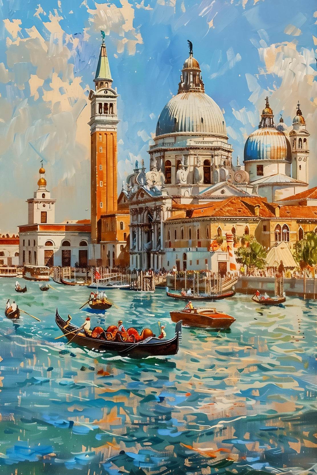 Beautiful View of Santa Maria Della Salute Wall Art - beink online art store
