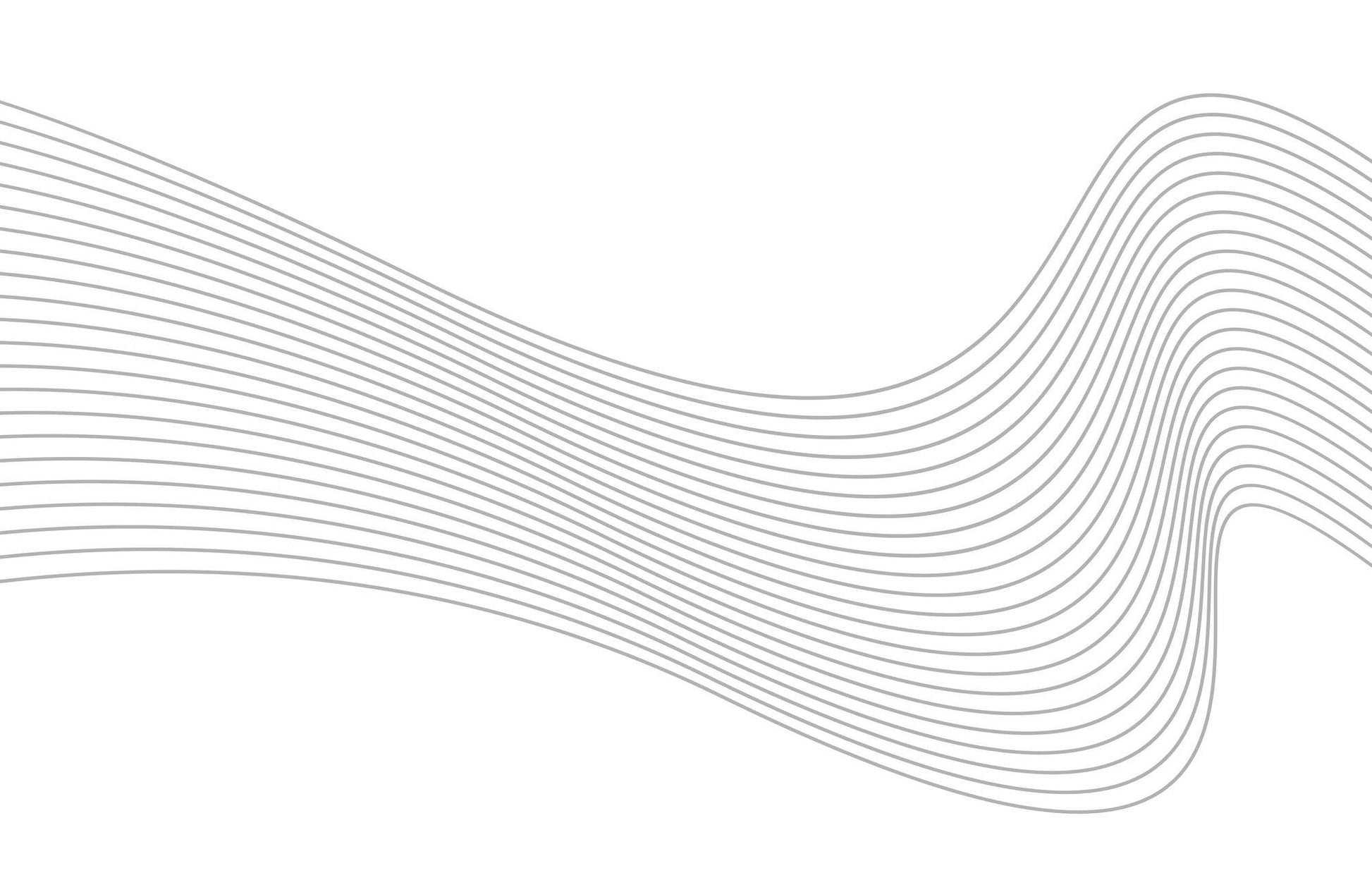Wavy Frequency Lines Wall Art - beink online art store