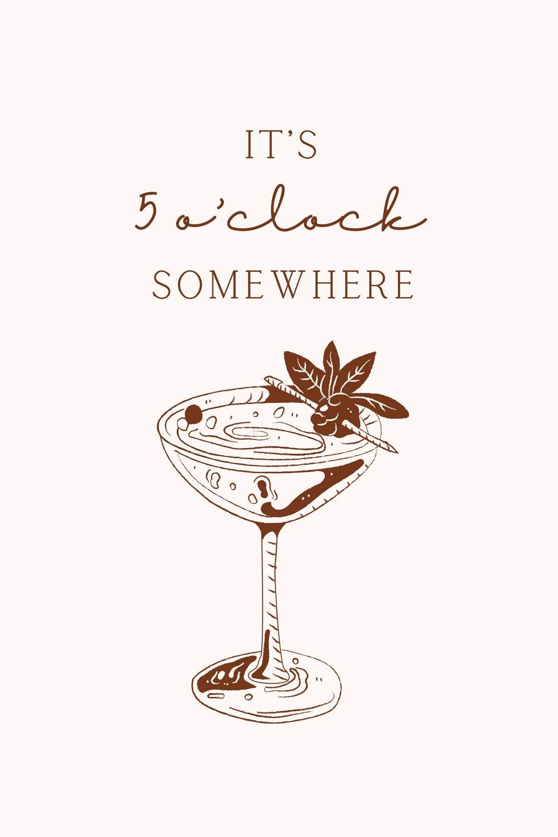 Chocolate Cocktail Wall Art - beink online art store