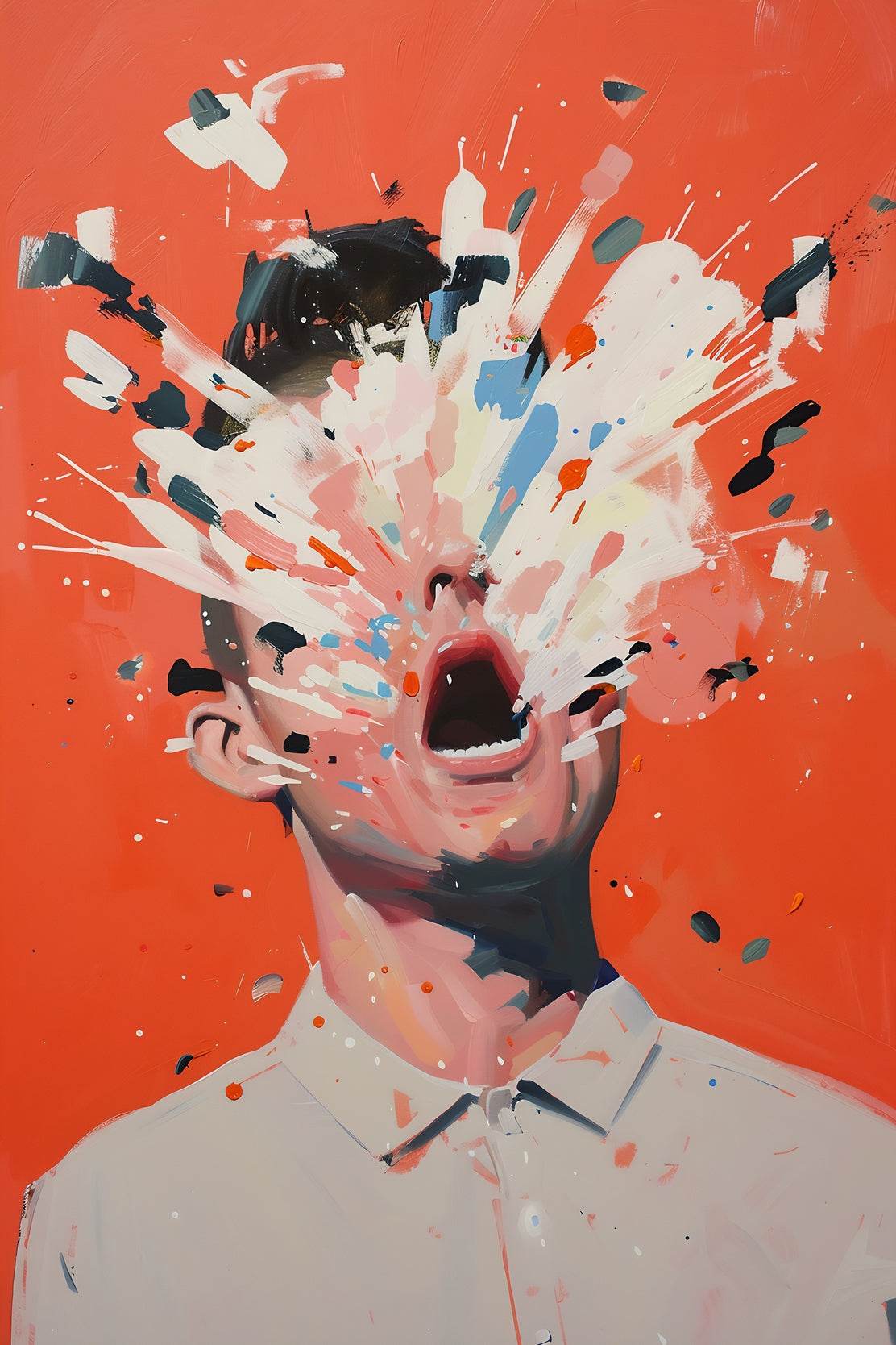 Explosion of Colorful Outburst Wall Art - beink online art store