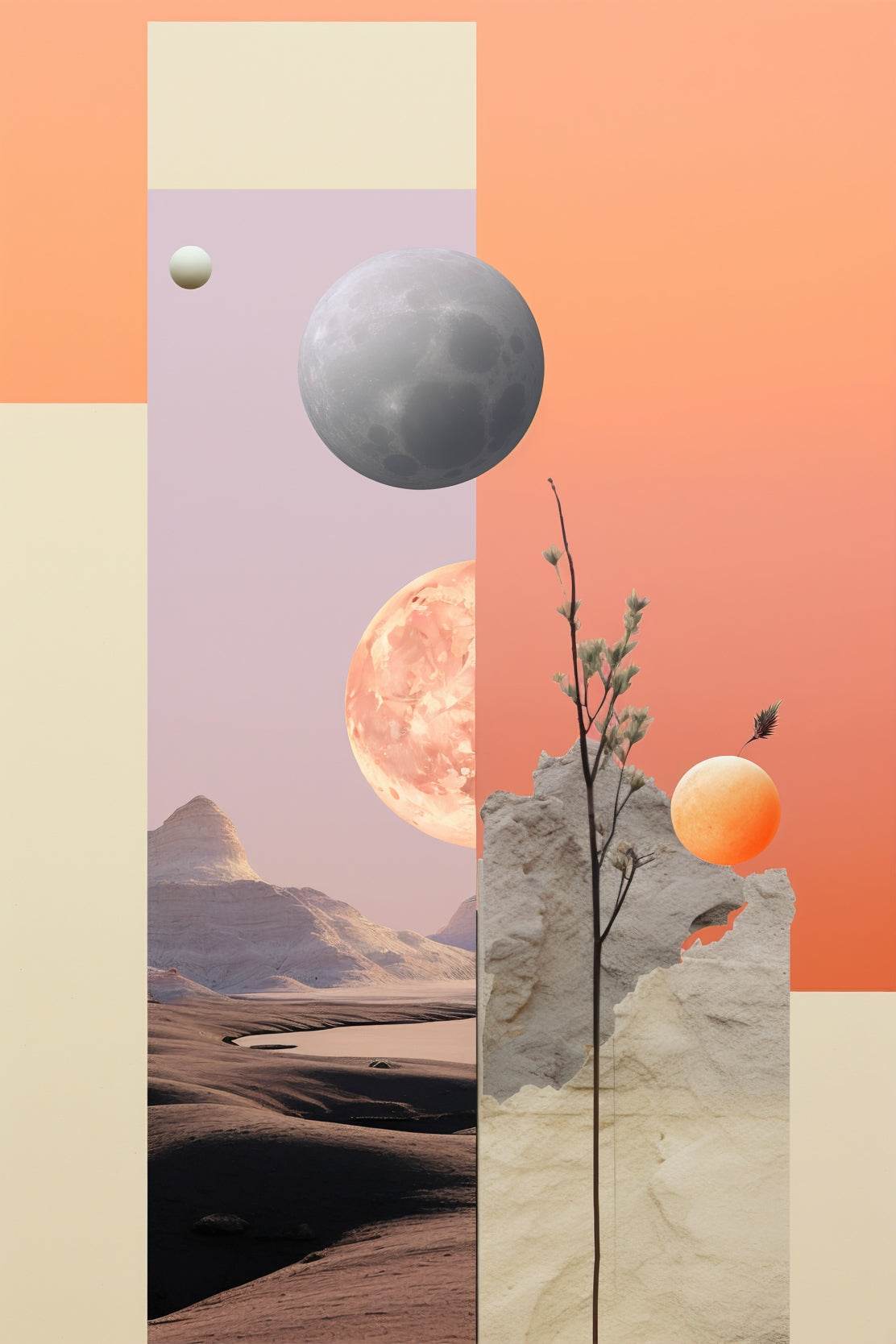 Sunset Abstract Wall Art - beink online art store