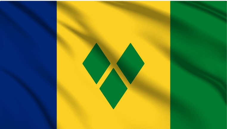 Saint Vincent and the Grenadines National Flag Wall Art - beink online art store