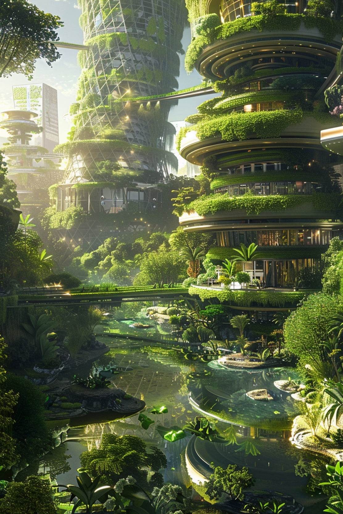 Dream Green Planet Wall Art - beink online art store