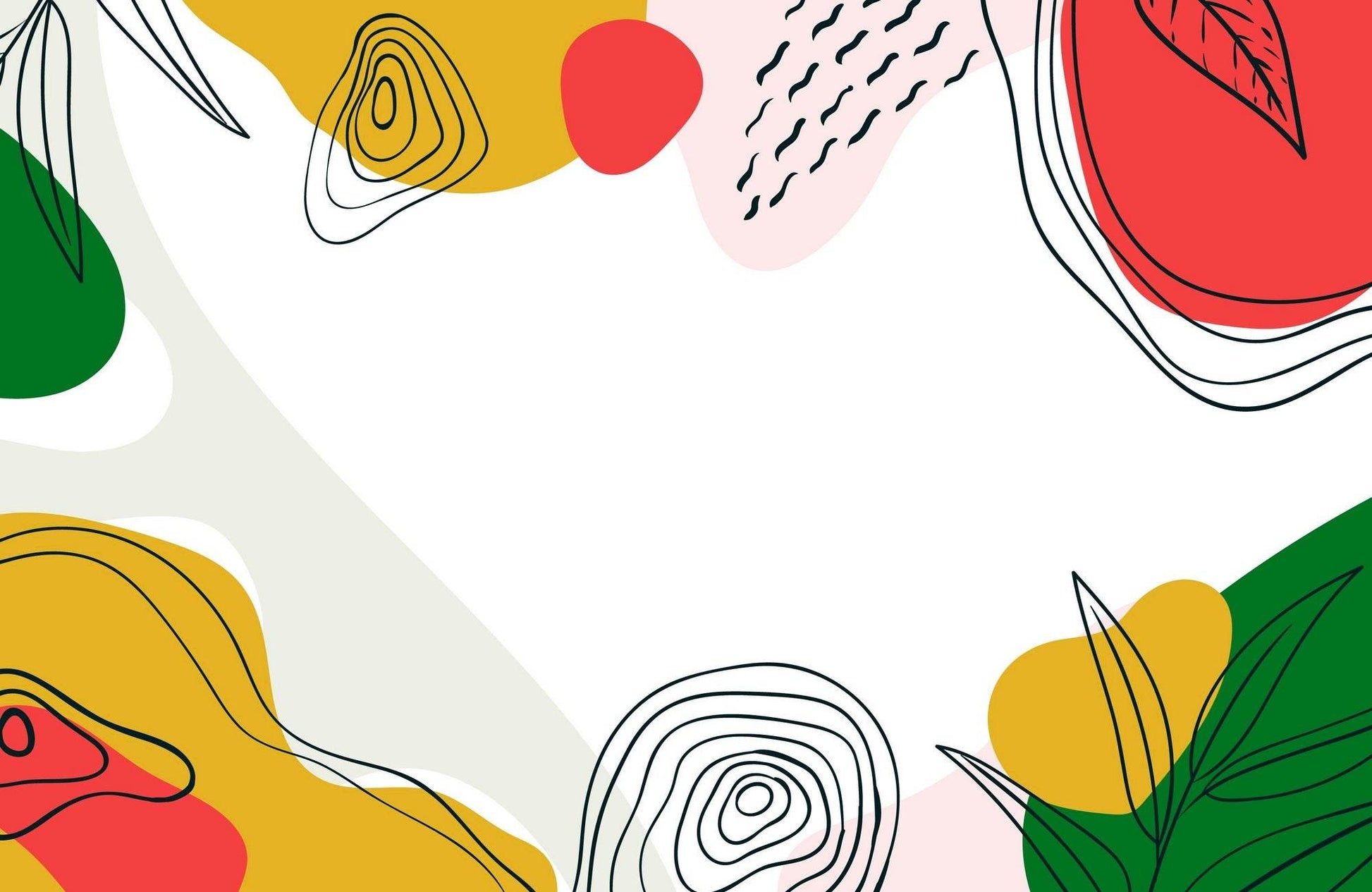 Background of Colored Shapes Wall Art - beink online art store