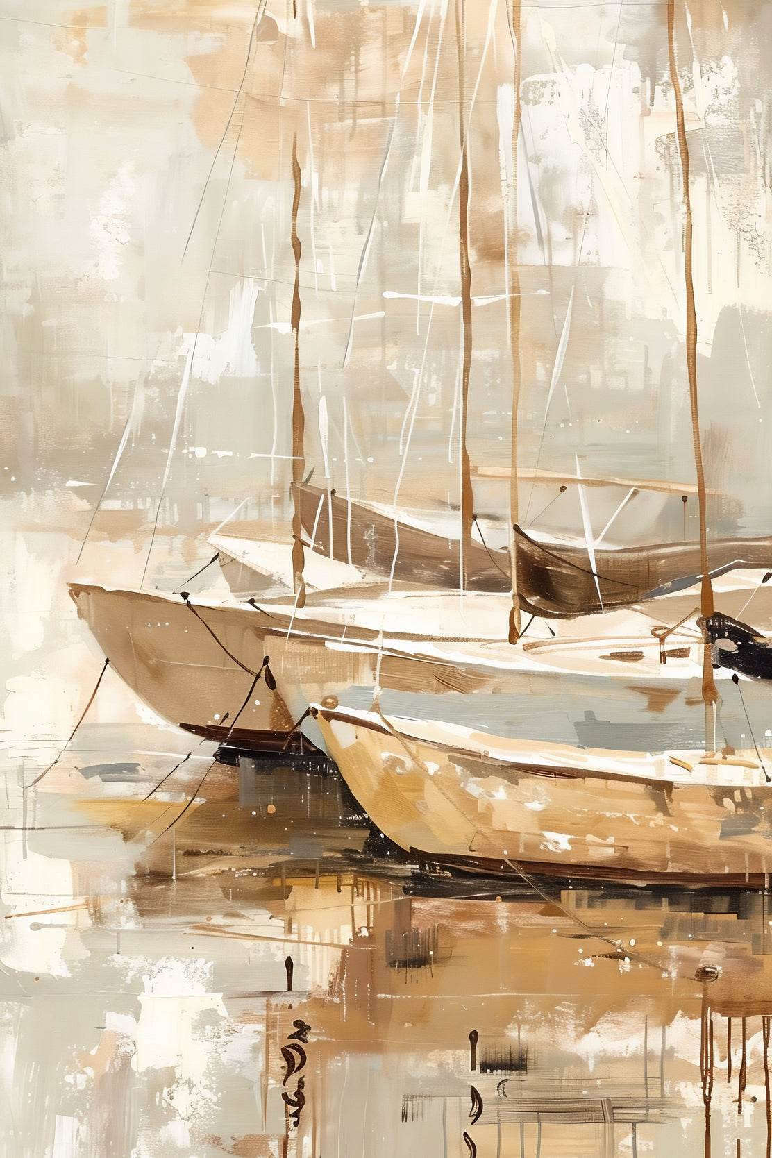 Yacht Anchorage Wall Art - beink online art store