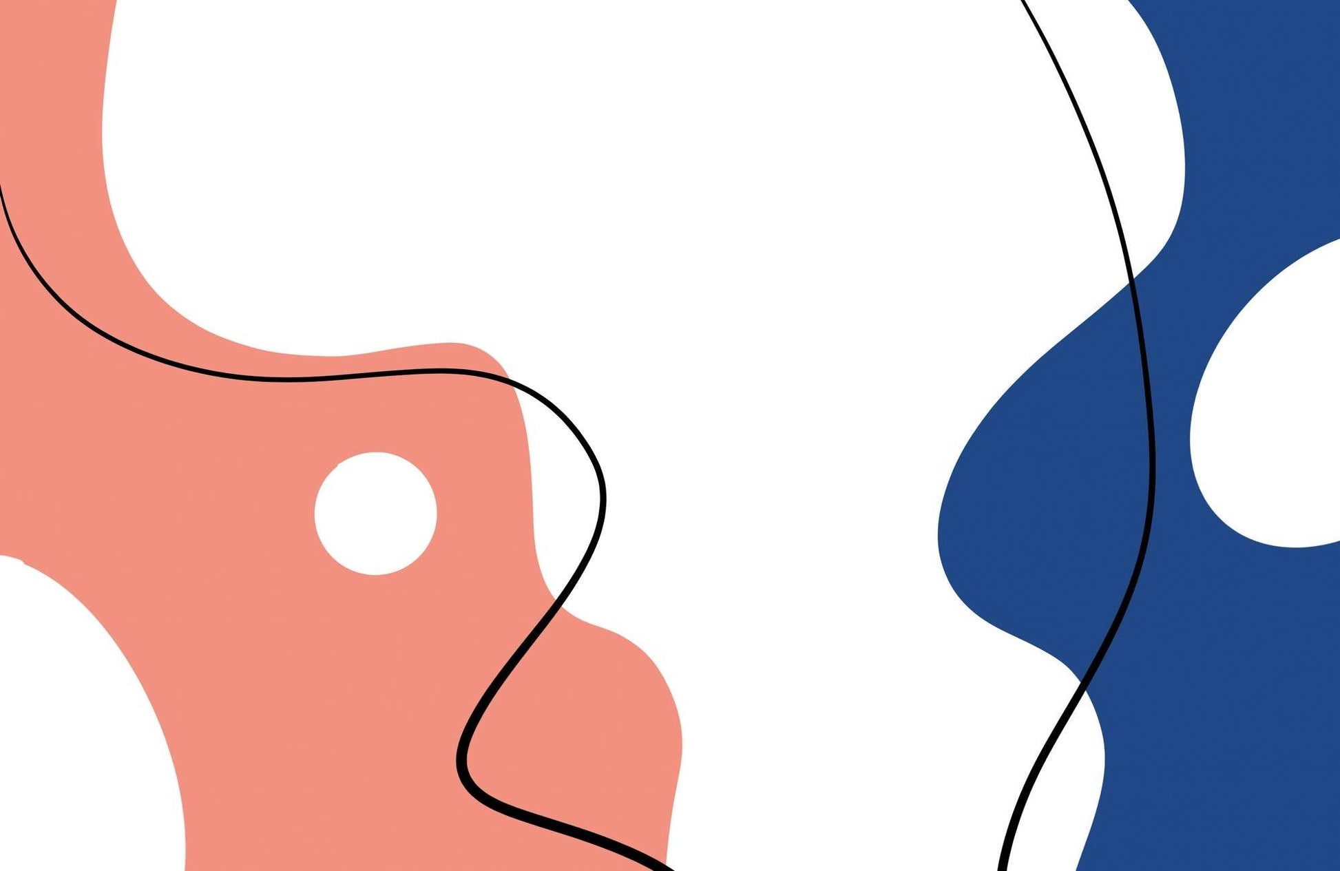 Handmade Opposite Faces Abstract Wall Art - beink online art store