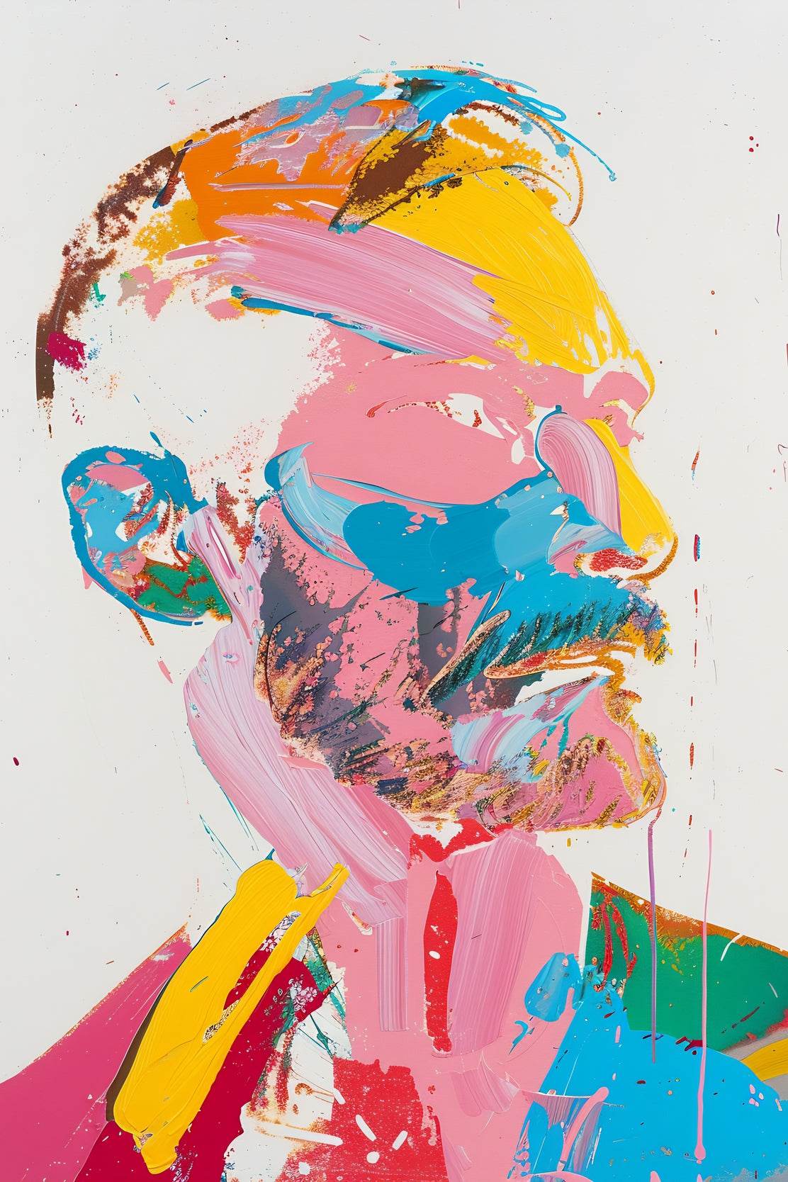 Acrylic Portrait Painting Wall Art - beink online art store