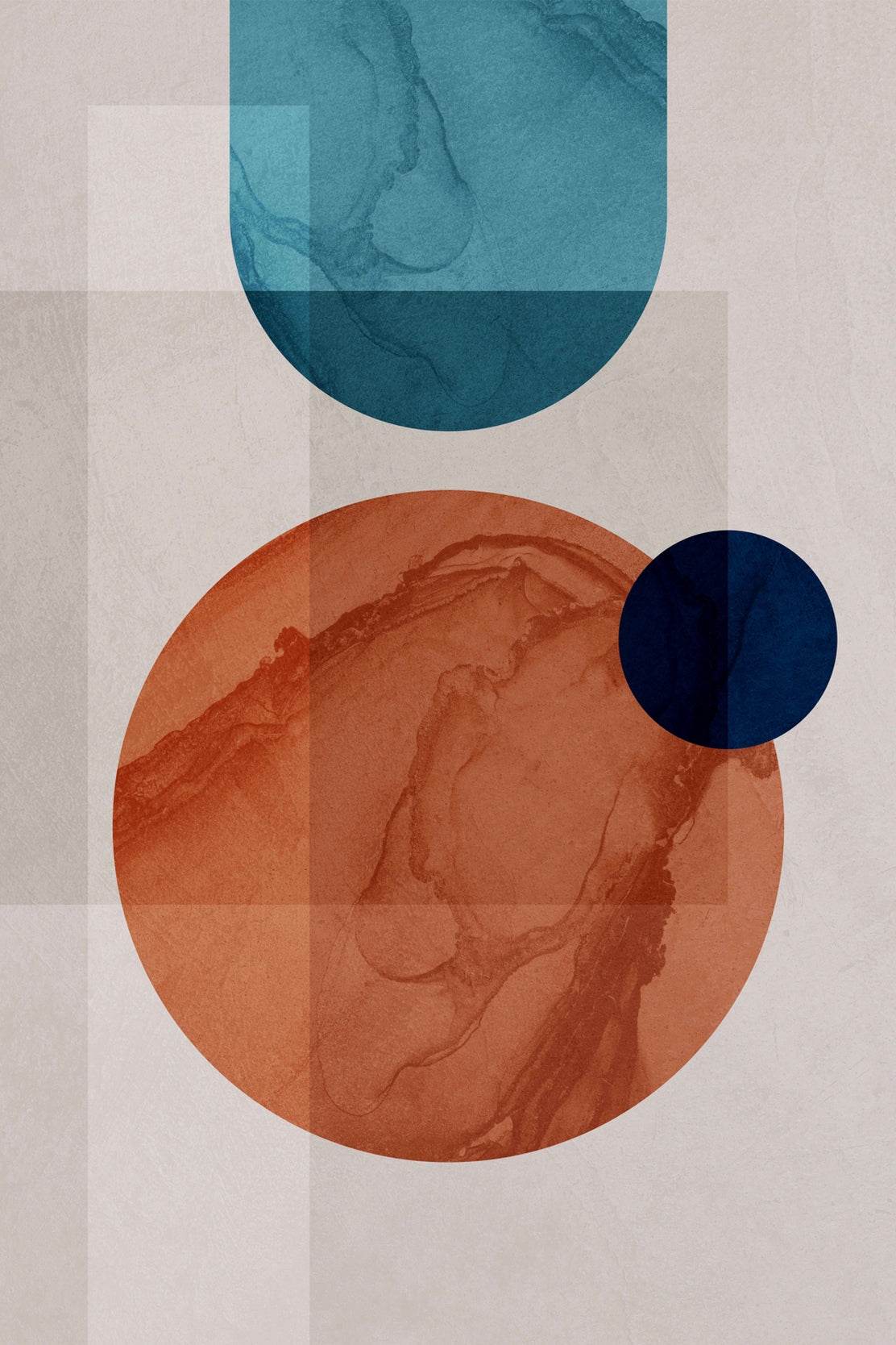 Creative Geomtric Shape Abstract Wall Art - beink online art store