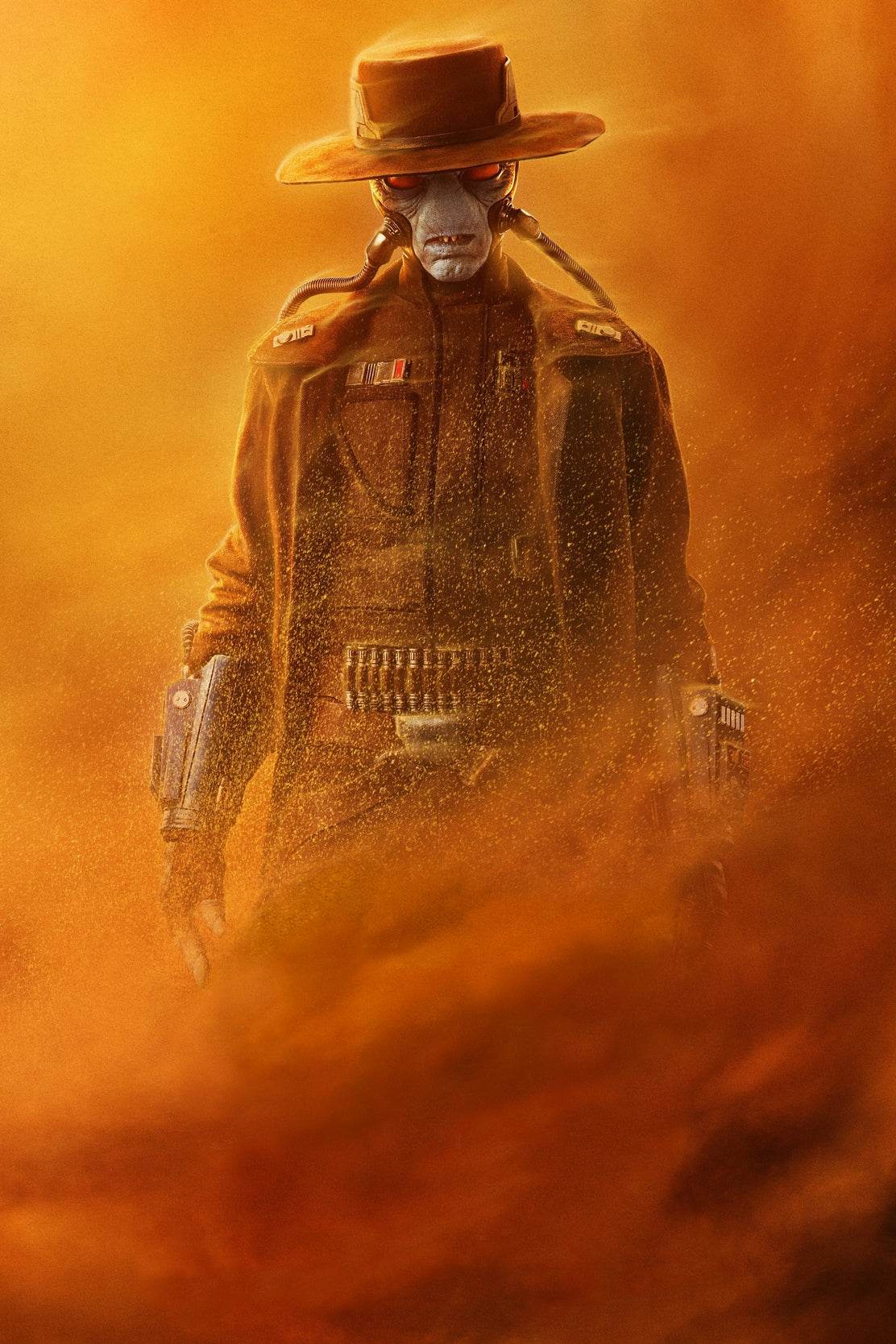 Cad Bane in Sand Storm Wall Art - beink online art store