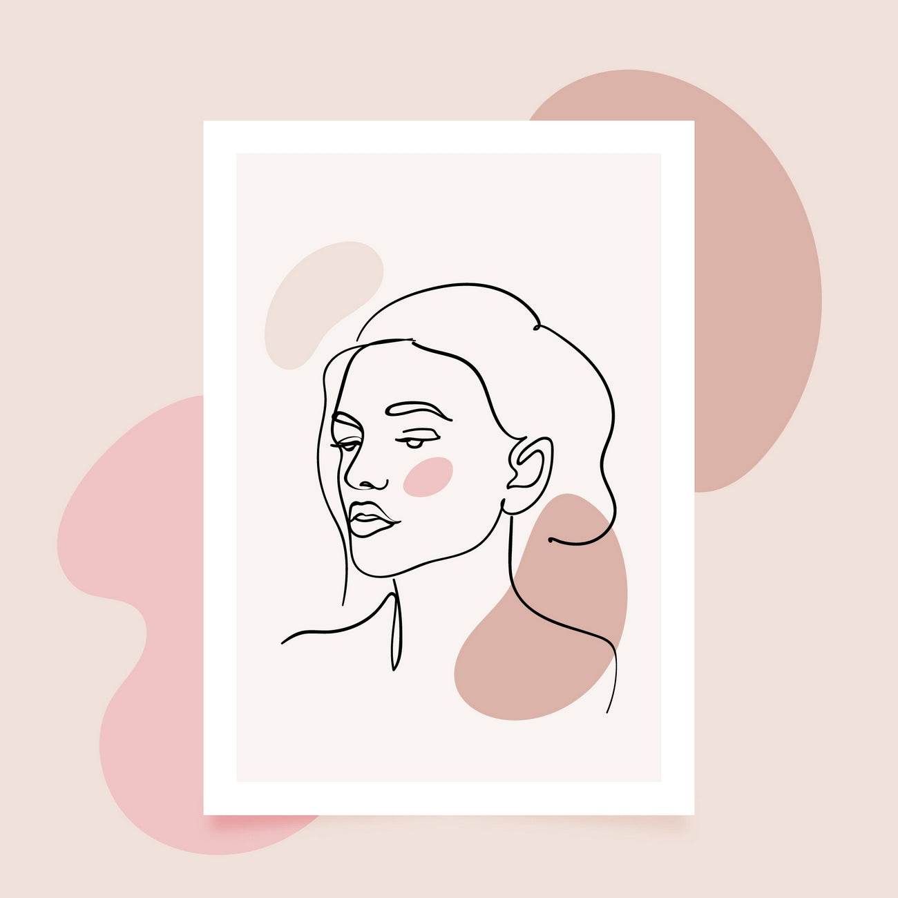 Artistic Depiction of Female Emotions Wall Art - beink online art store