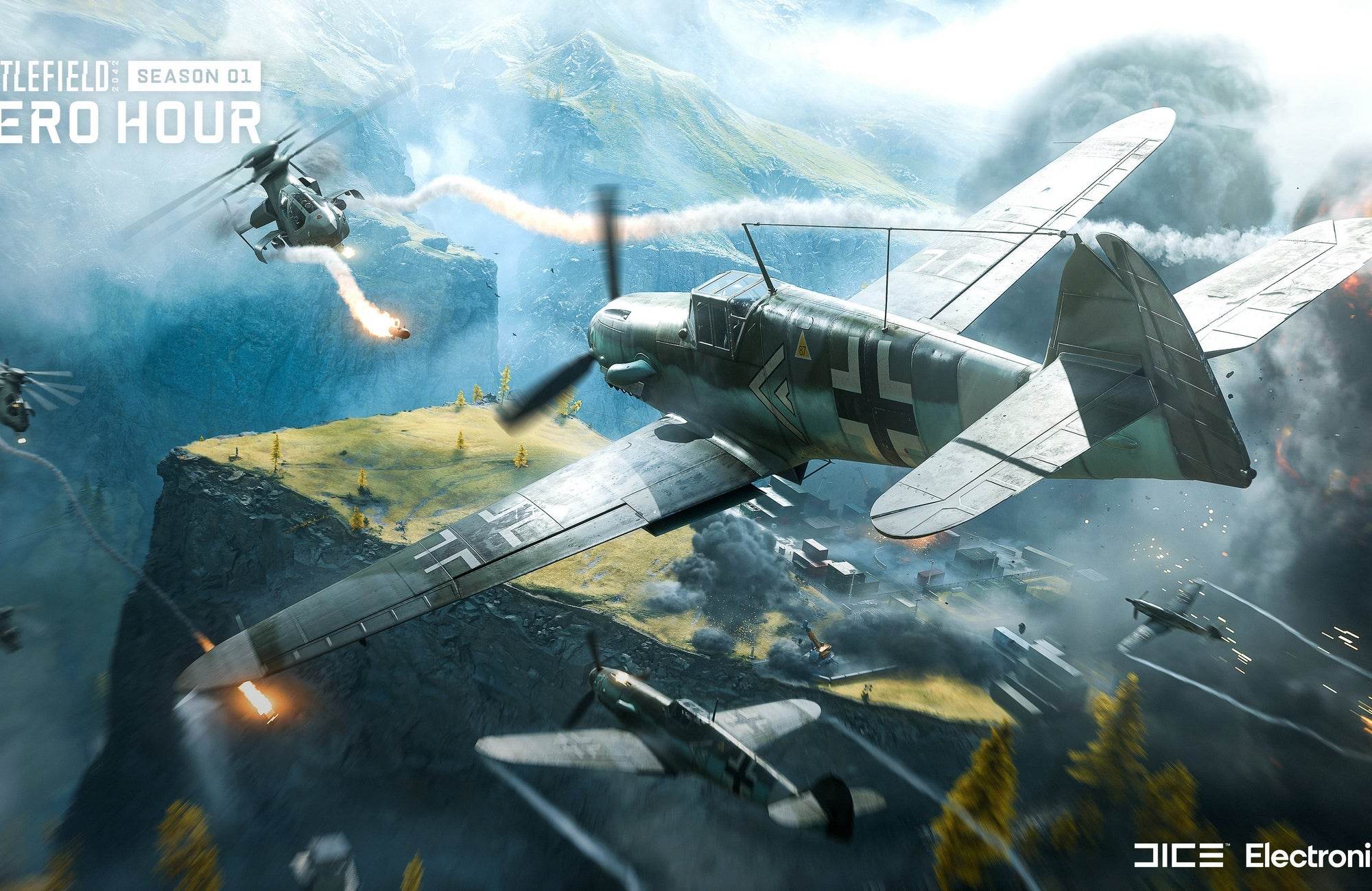 Battlefield 2042 Aerial combat Gaming Wall Art - beink online art store