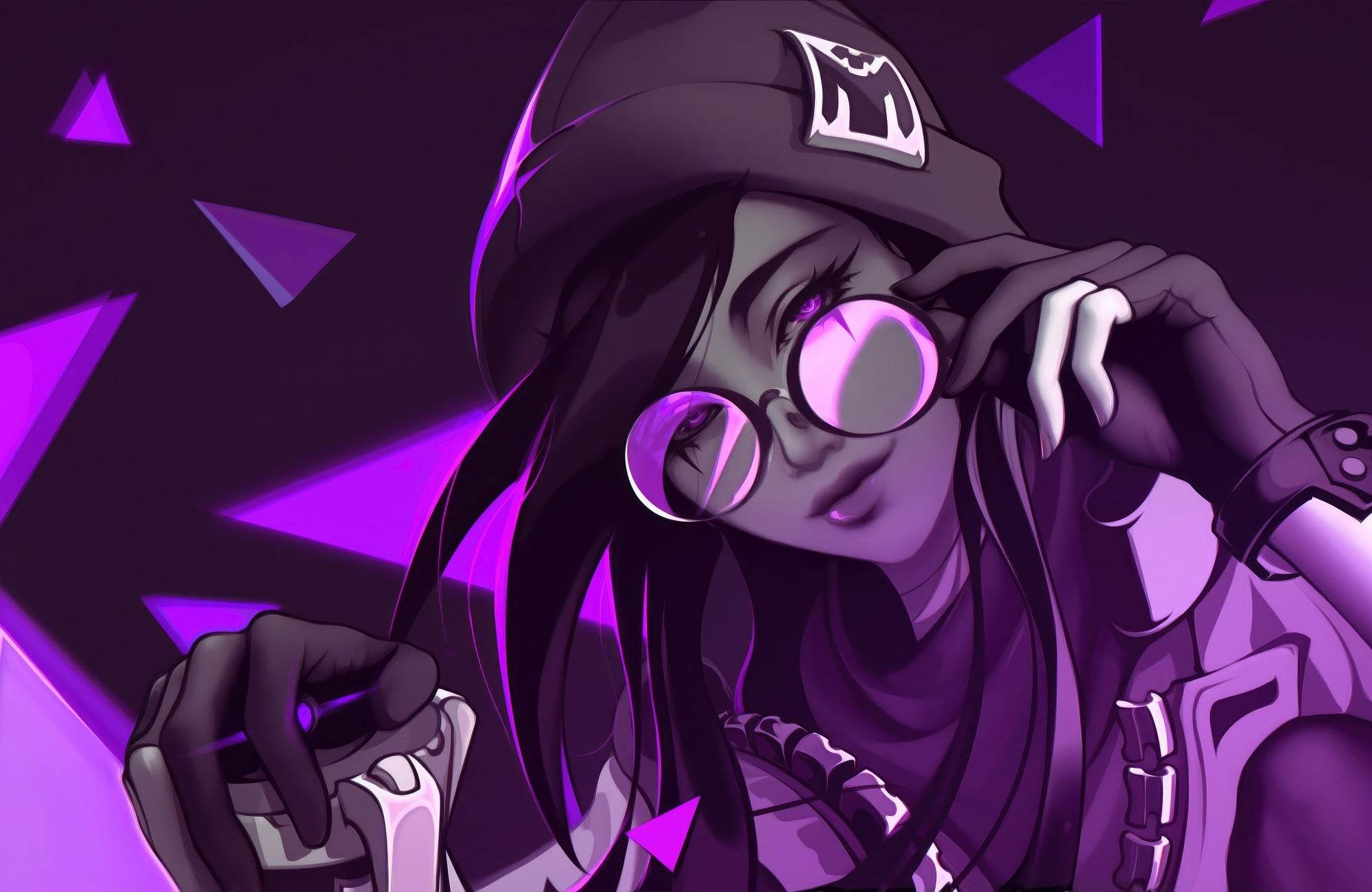 Valorant Killjoy Purple Gaming Wall Art - beink online art store