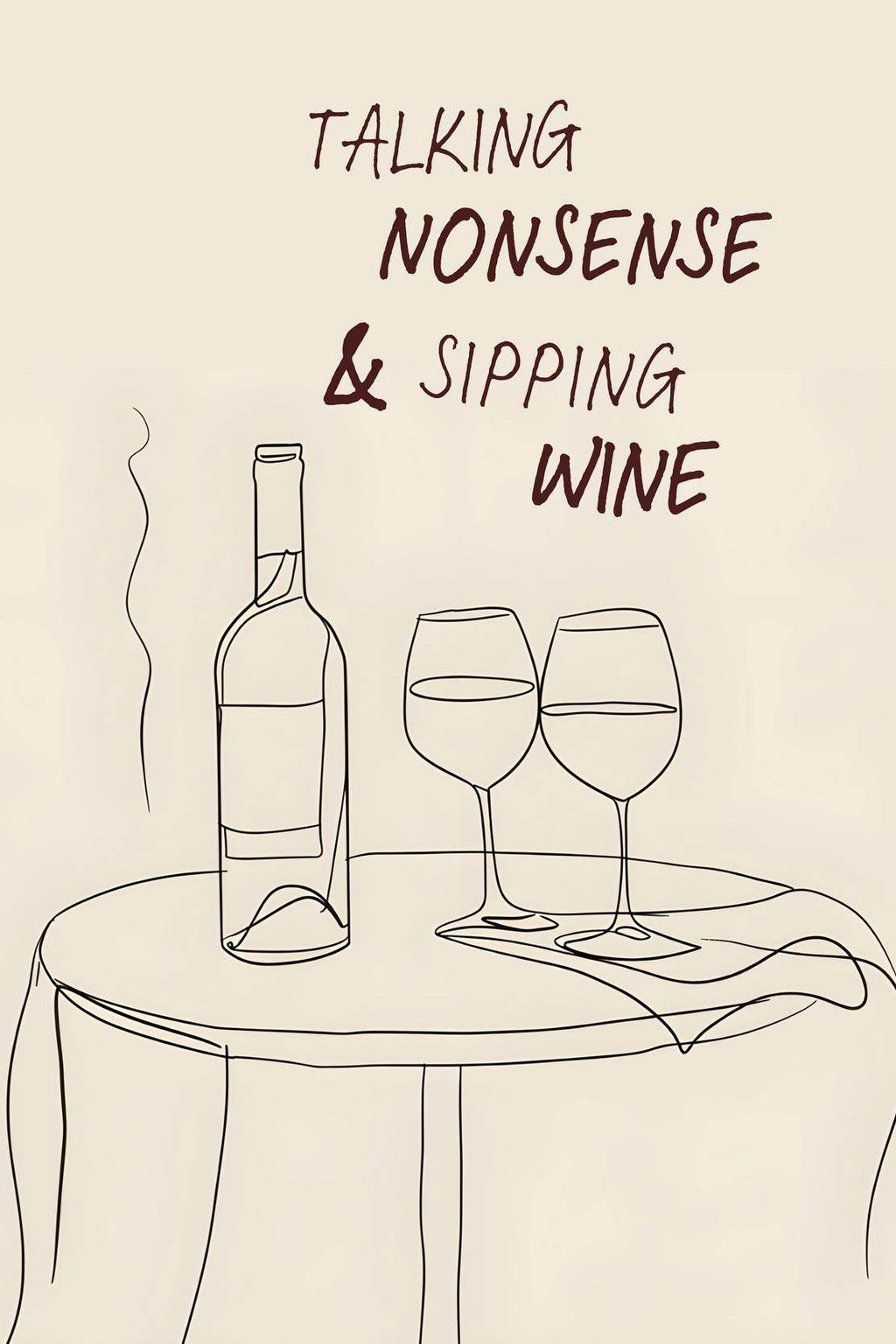 Cocktail & Wine Ads Wall Art - beink online art store