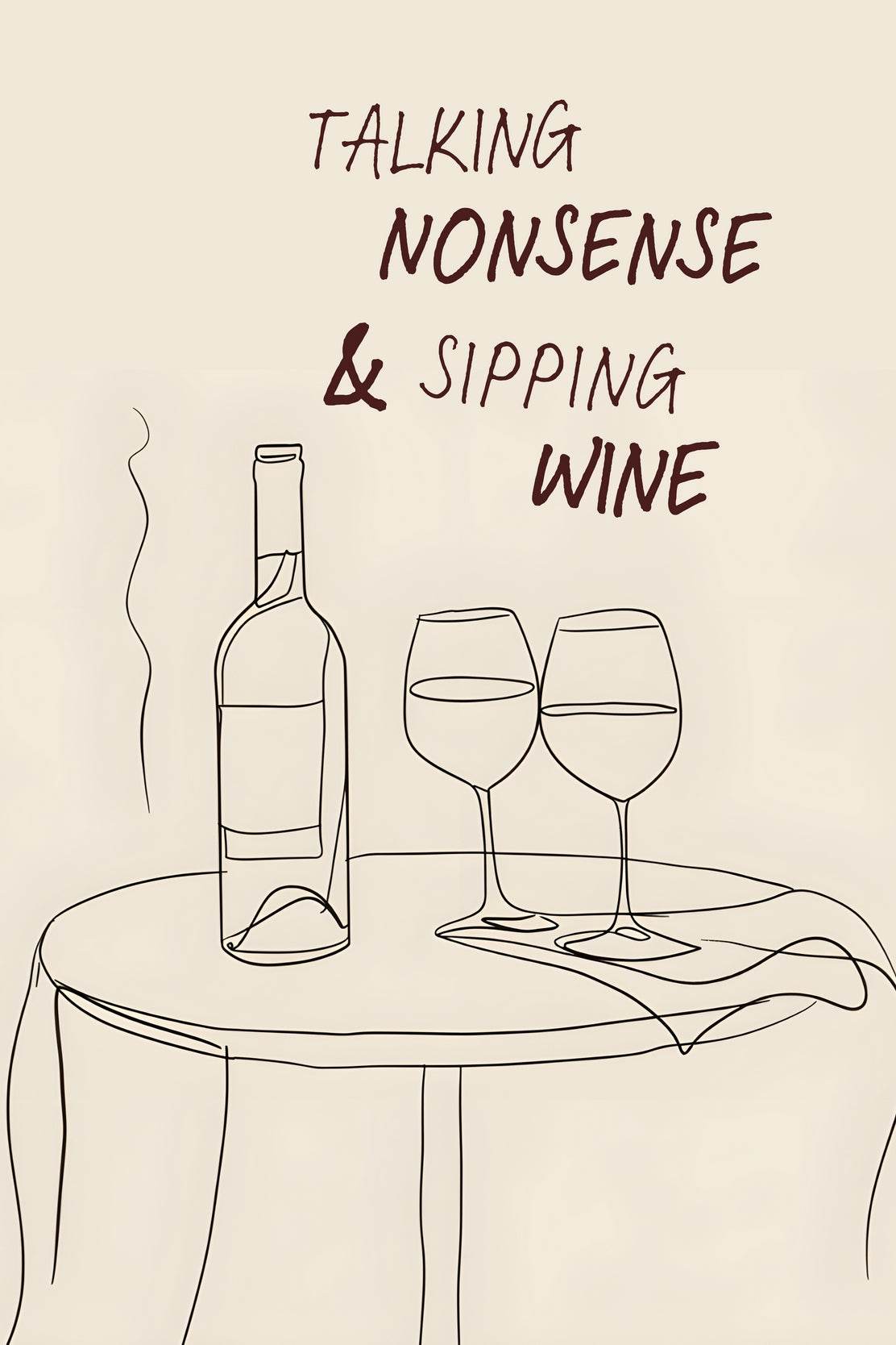 Cocktail & Wine Ads Wall Art - beink online art store