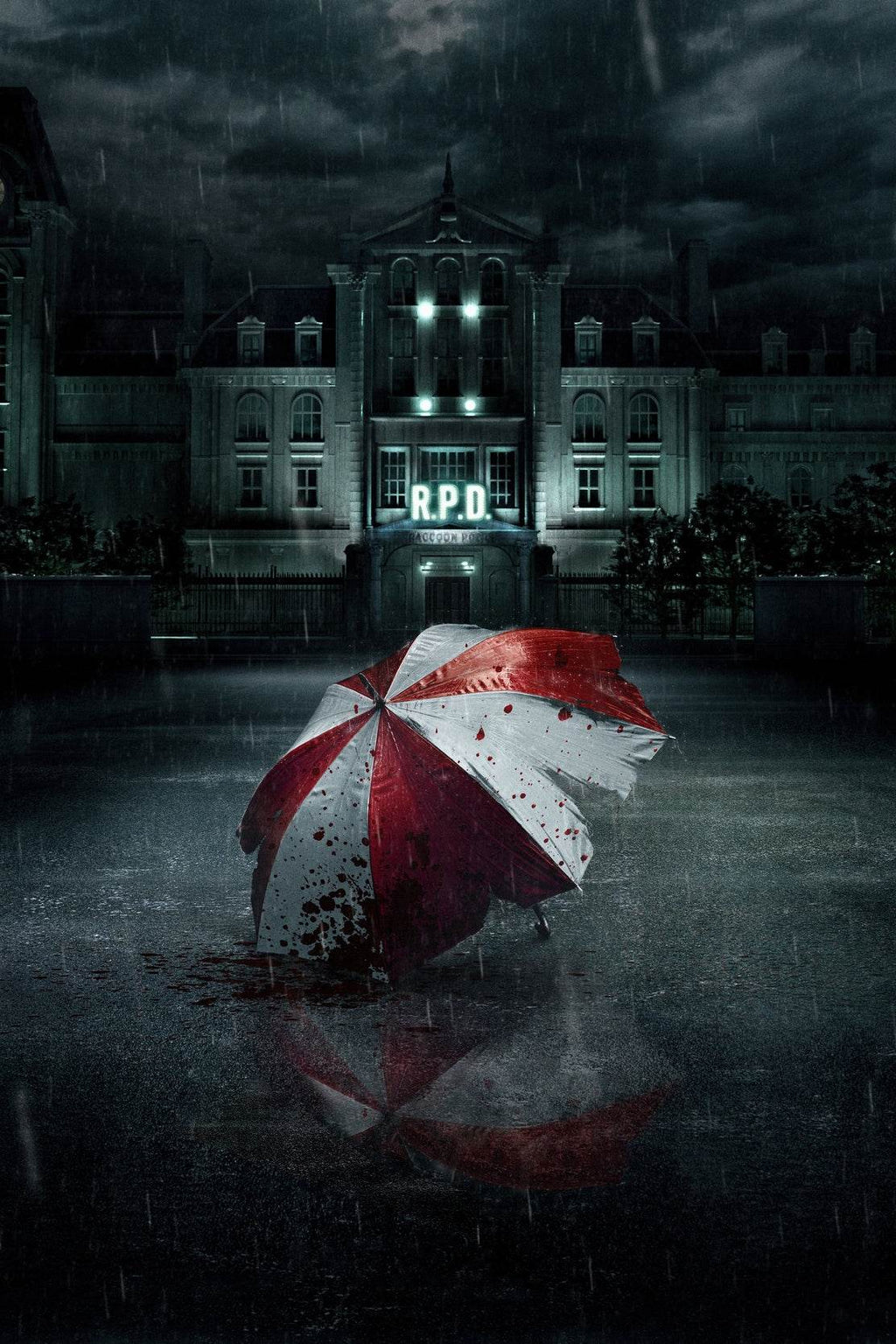 Resident Evil: Welcome to Raccoon City in Rainy Weather Wall Art - beink online art store