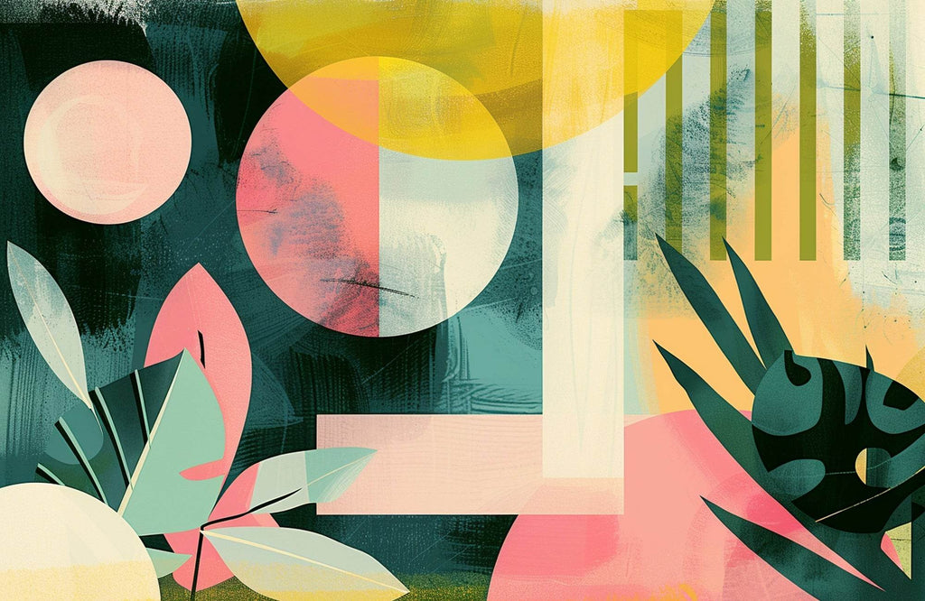 Abstract Art With a Variety of Shapes and Colors - beink online art store