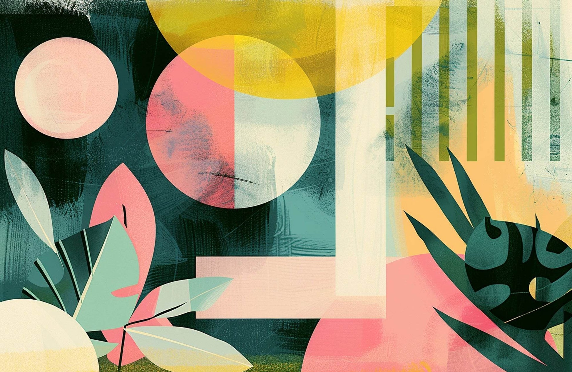 Abstract Art With a Variety of Shapes and Colors - beink online art store