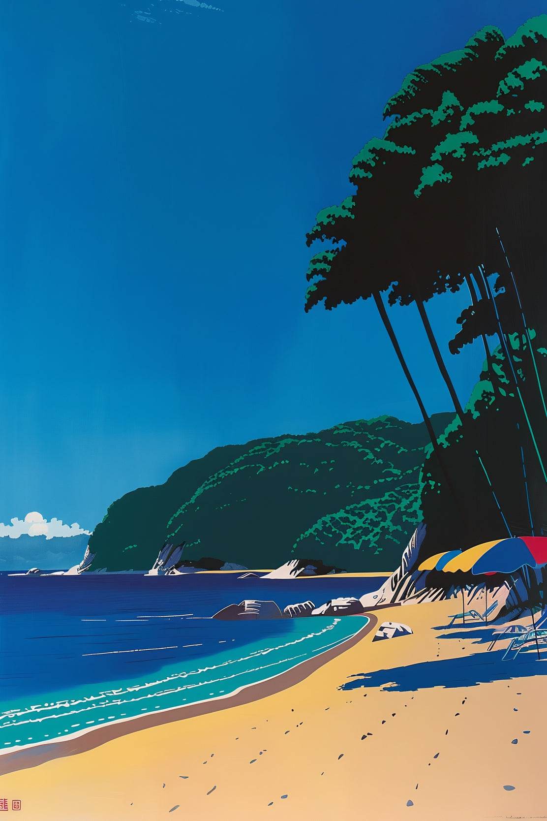 Coastal Bliss Modern Wall Art - beink online art store