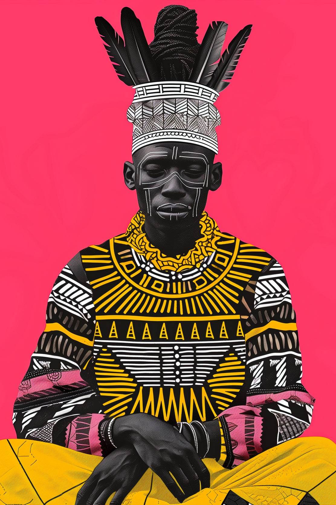 African Symbols Wall Art - beink online art store