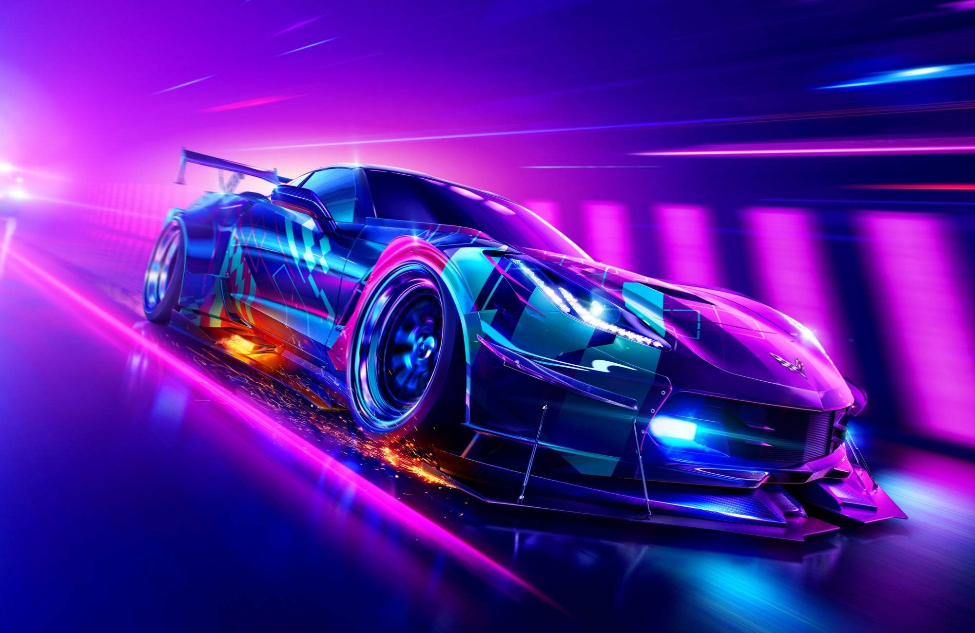 Need for Speed Heat Gaming Wall Art - beink online art store