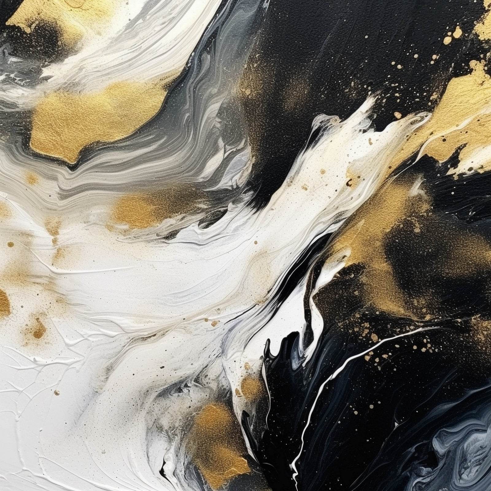 Sharp Smoky Black Brush Stroke Wall Art - beink online art store