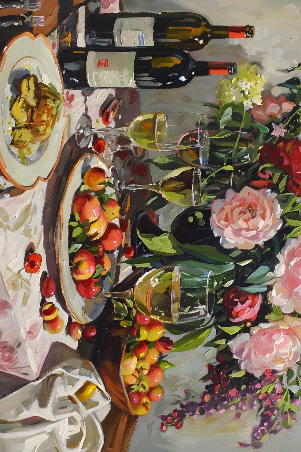 Cocktail Bar Table Wall Art - beink online art store