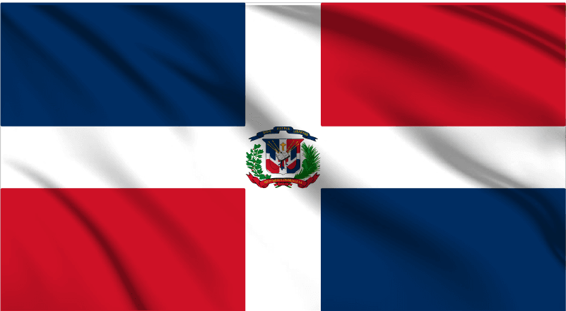 Dominican Republic National Flag Wall Art - beink online art store