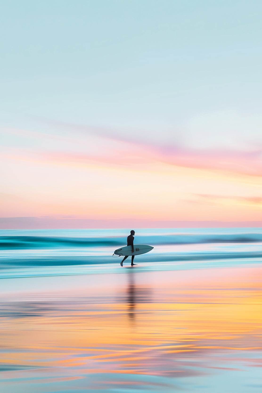 Sunset the Beach Wll Art - beink online art store