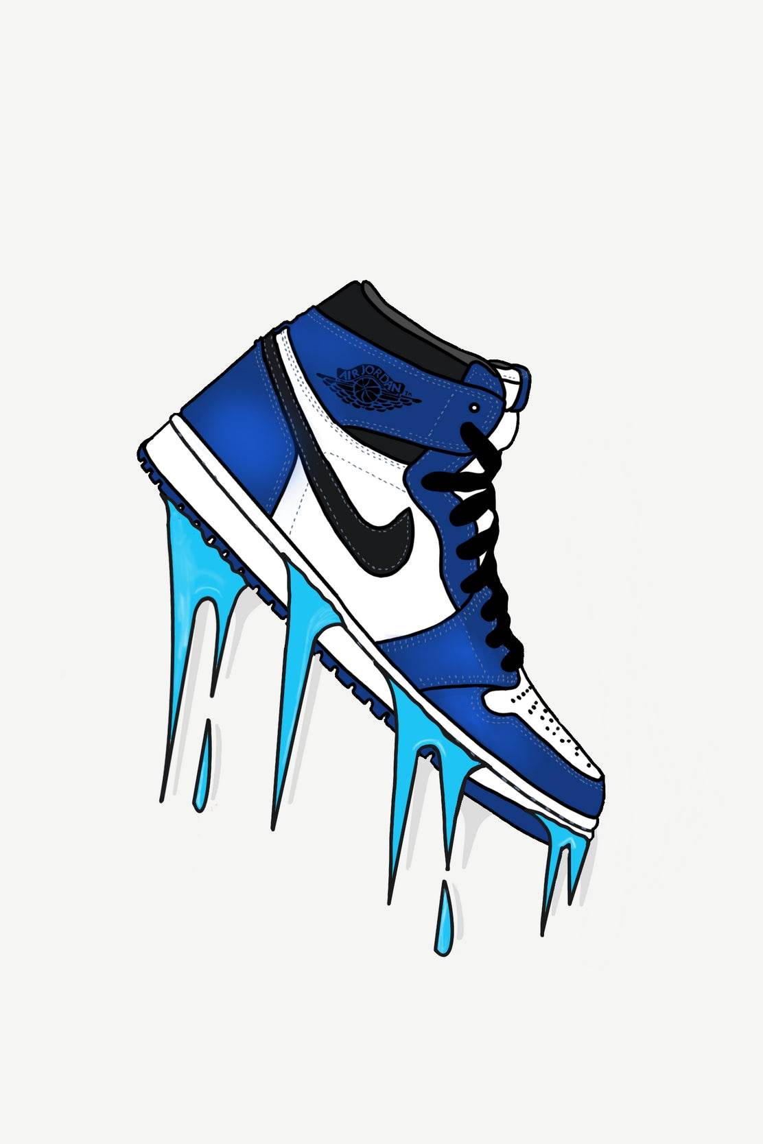 Nike Shoe Abstract Wall Art - beink online art store